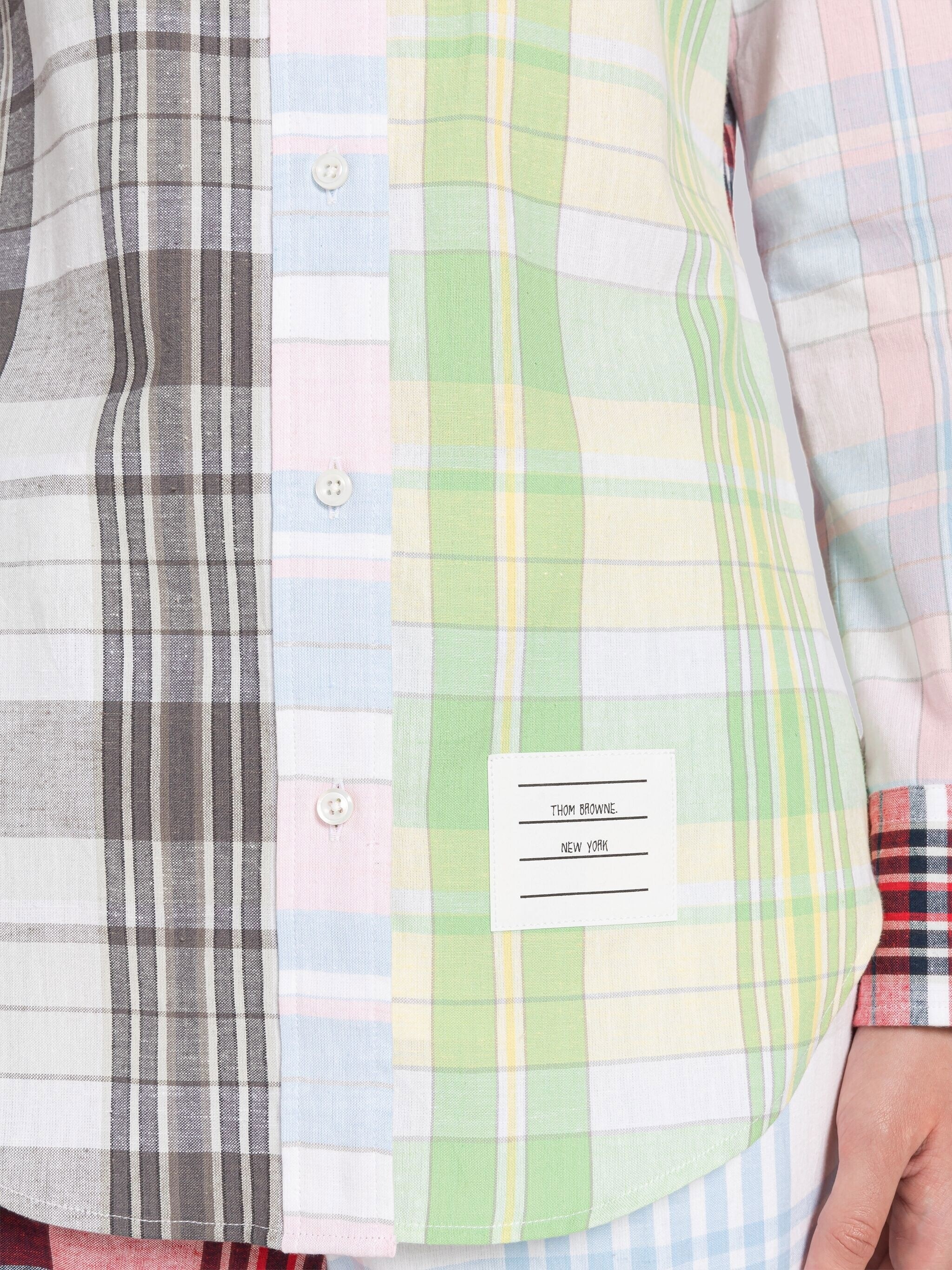 Fun-Mix Madras Point Collar Shirt - 6