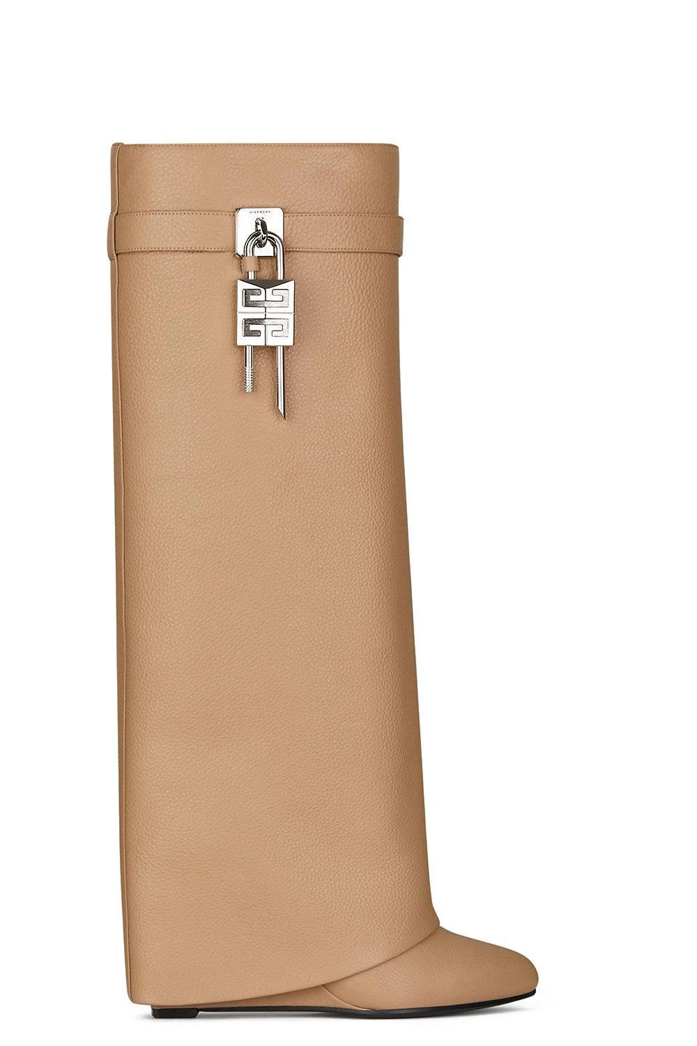 Shark Lock Boots - Beige - 1