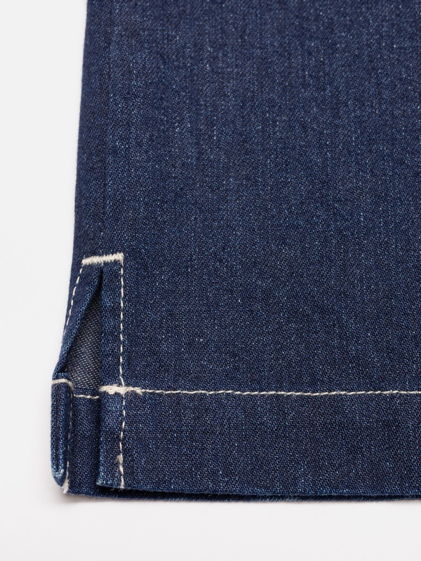 Lina Painter Denim Shirt Dark Blue - 5
