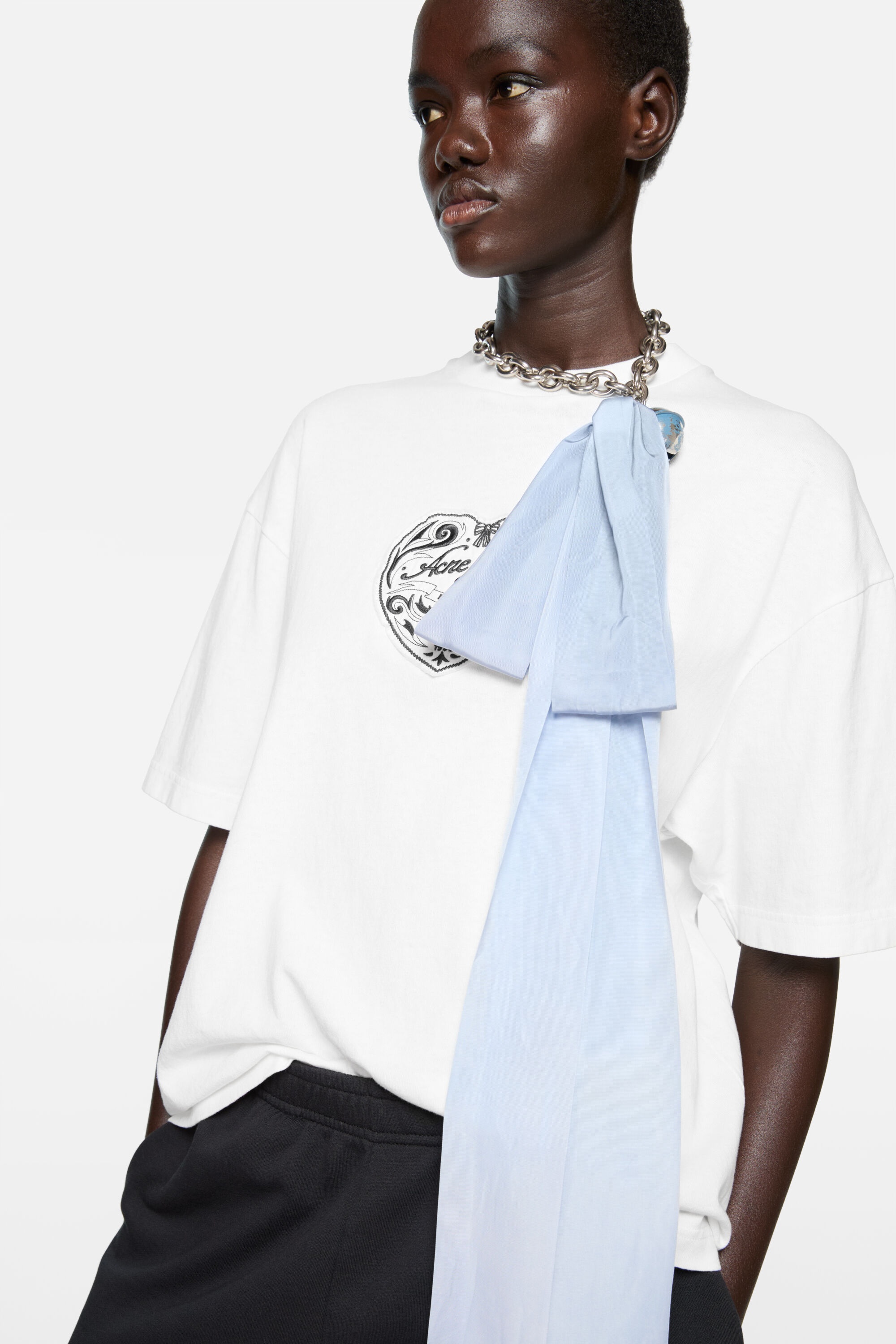 Logo t-shirt - Off white - 4