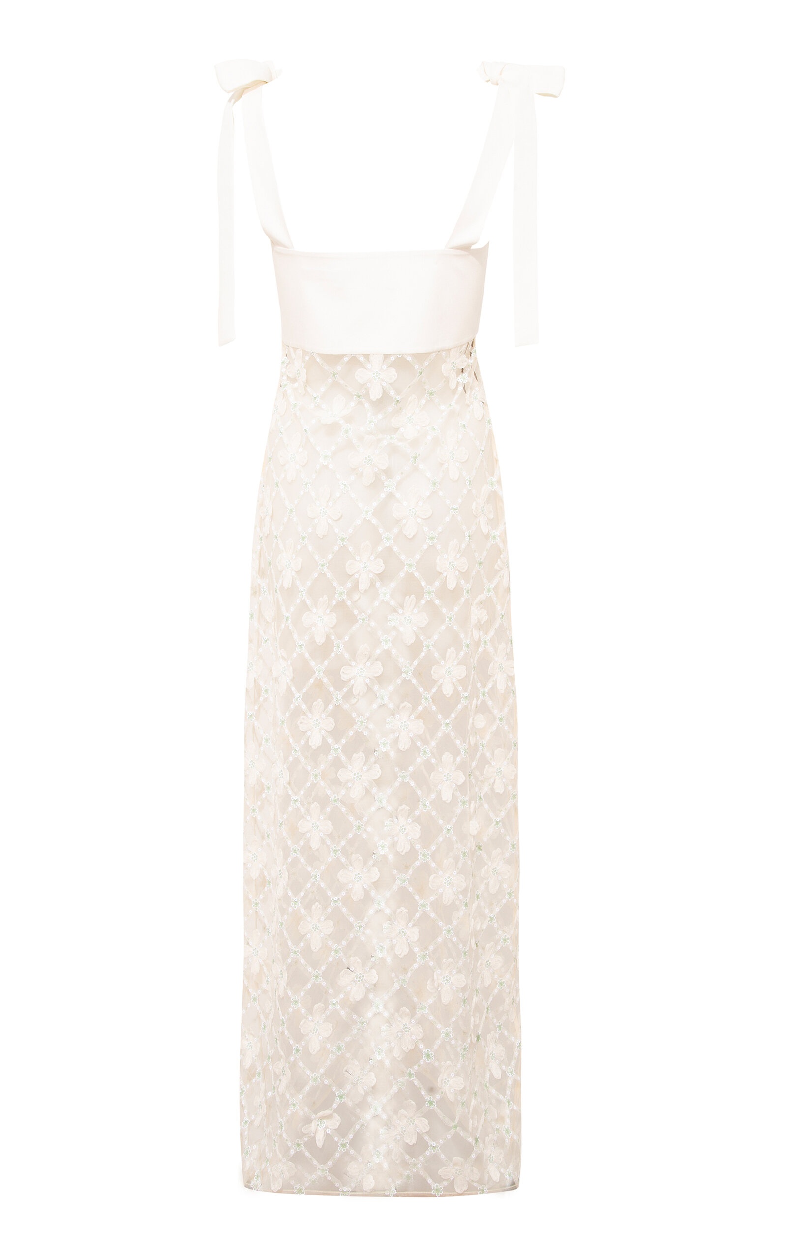 Tallula Bow-Embellished Cotton Lace Maxi Dress multi - 5