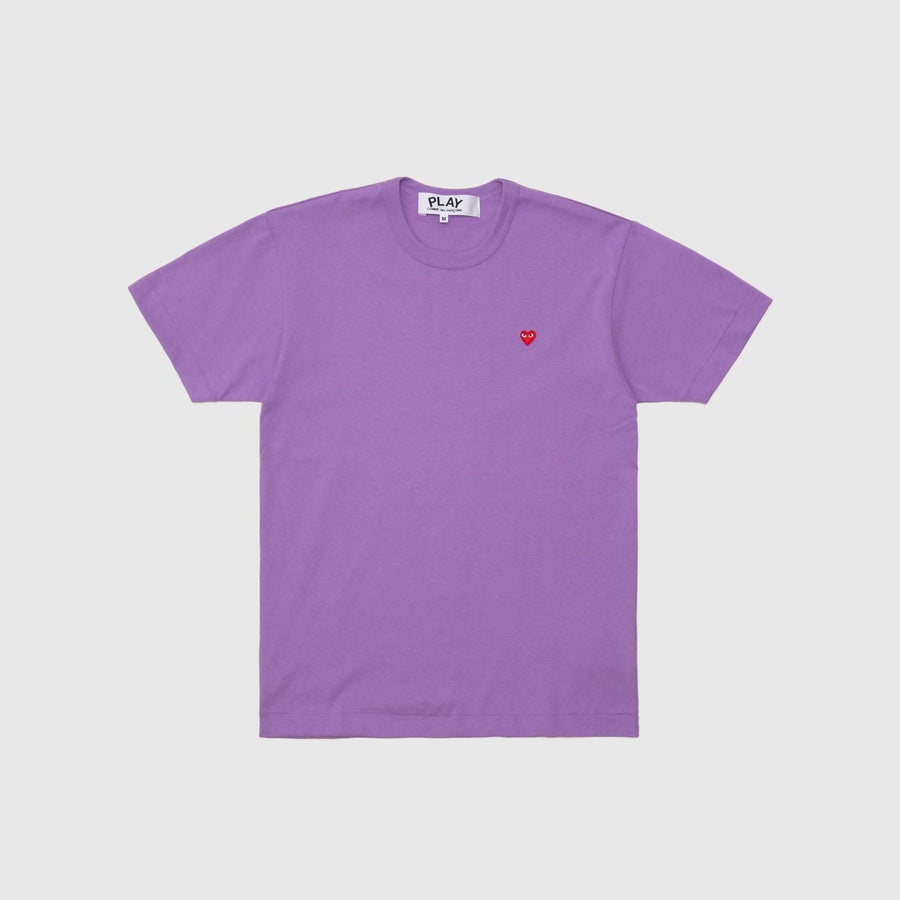 Comme des garcons play purple t shirt online