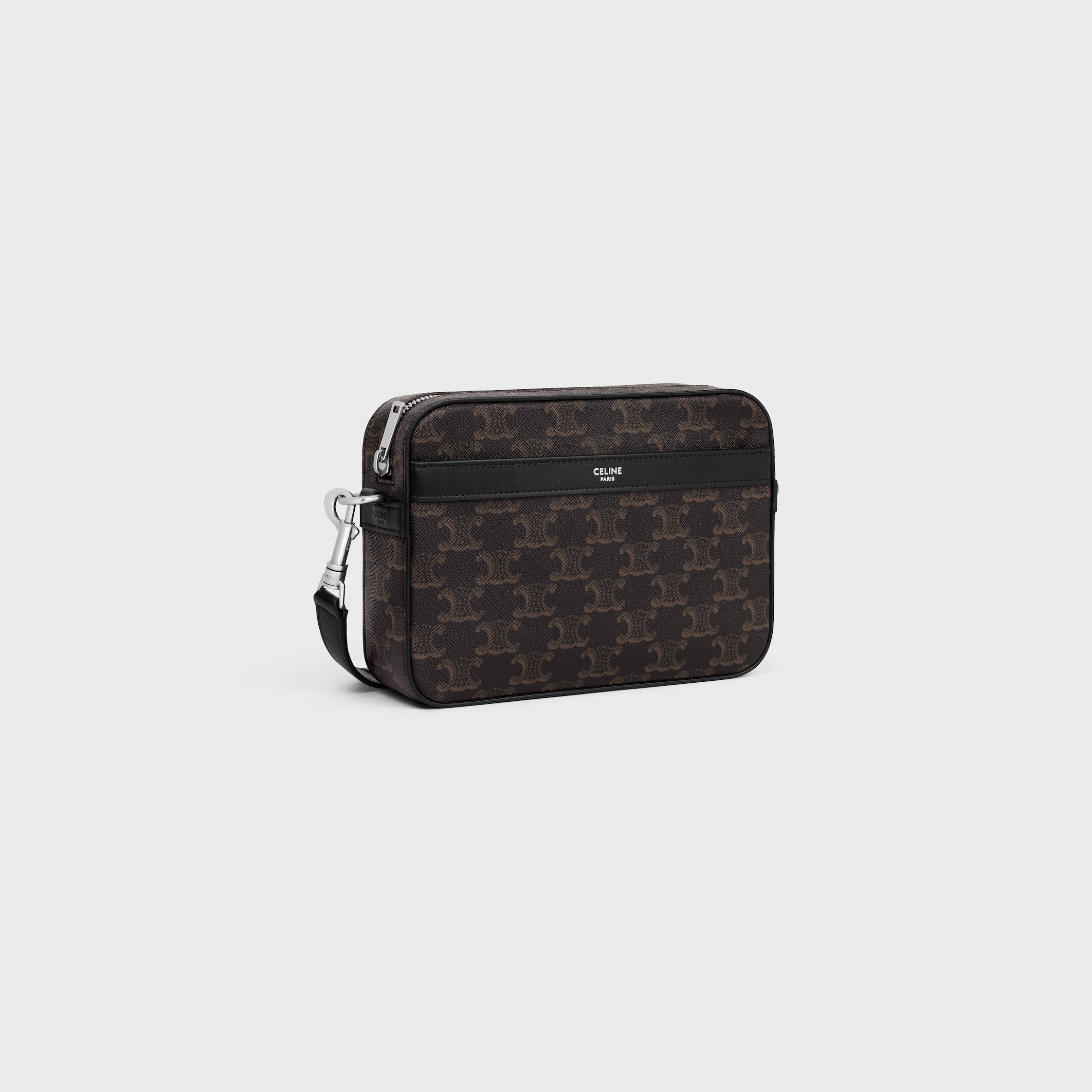 SMALL MESSENGER in TRIOMPHE CANVAS AND CALFSKIN - 2