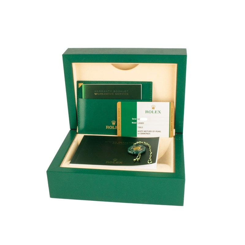 Rolex Datejust 41 126303 Mother Of Pearl Diamond Dial - 4