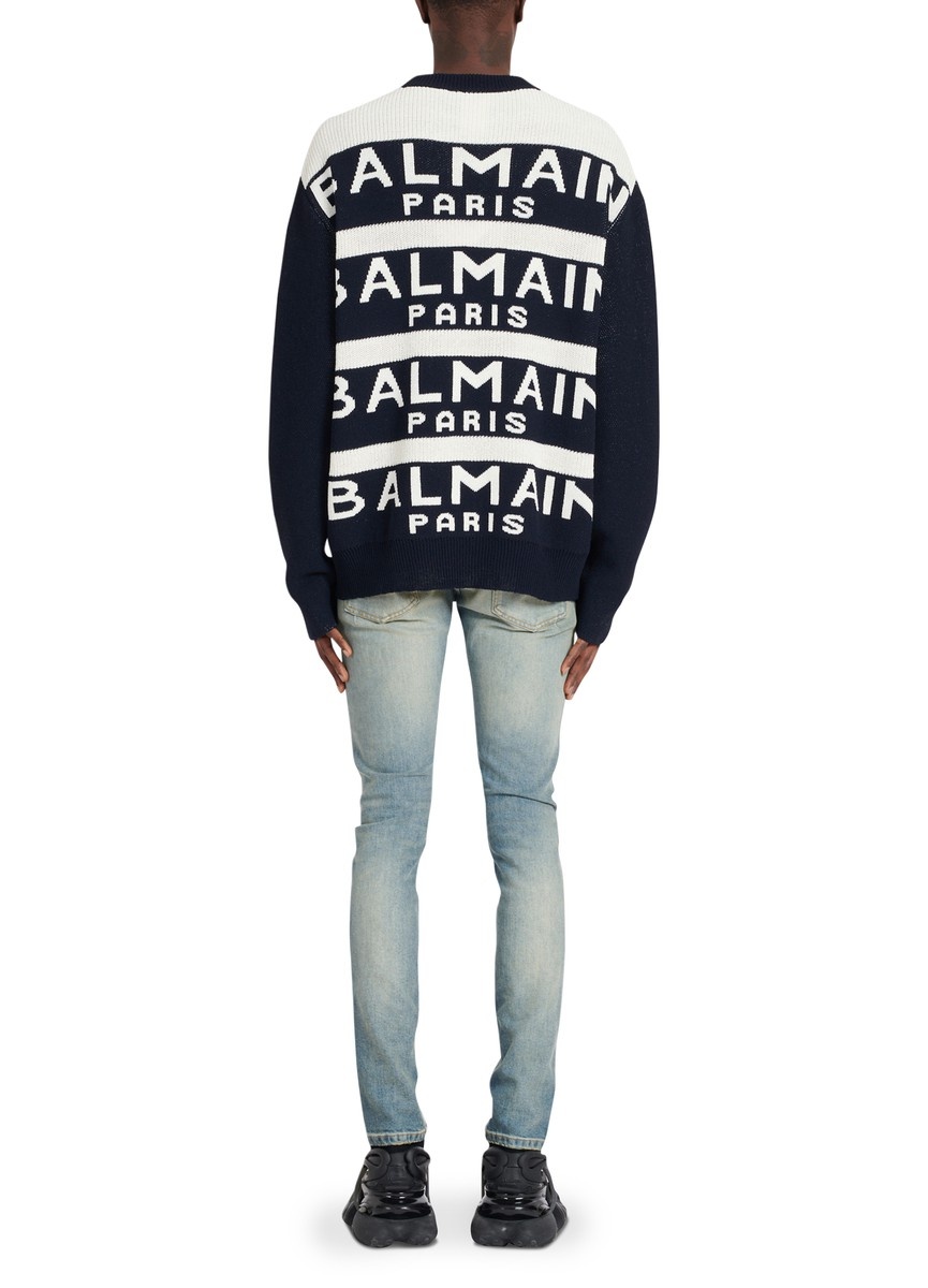 Balmain Paris logo sweater - 8
