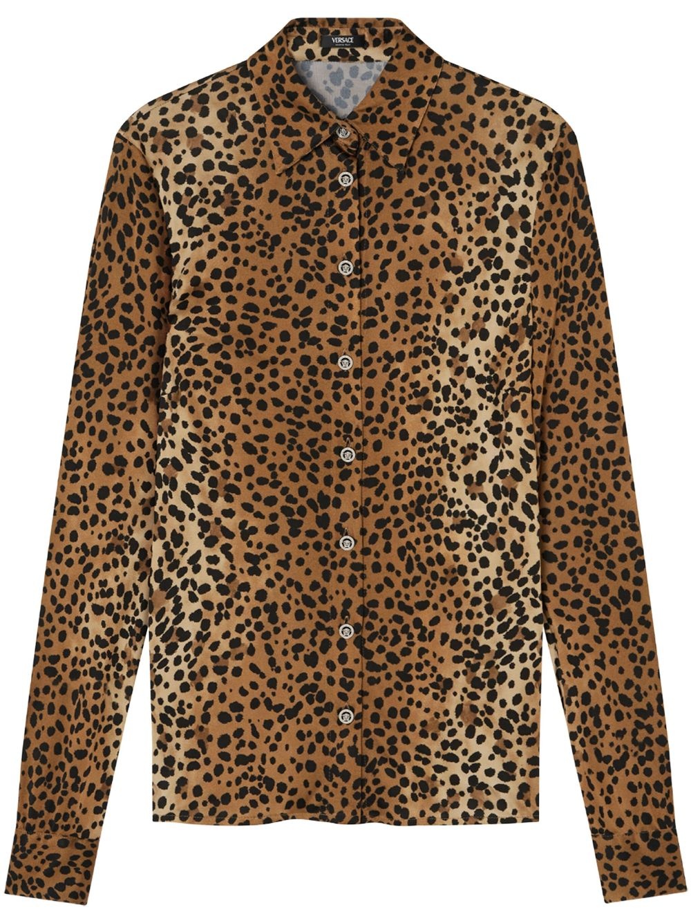 leopard-print shirt - 1