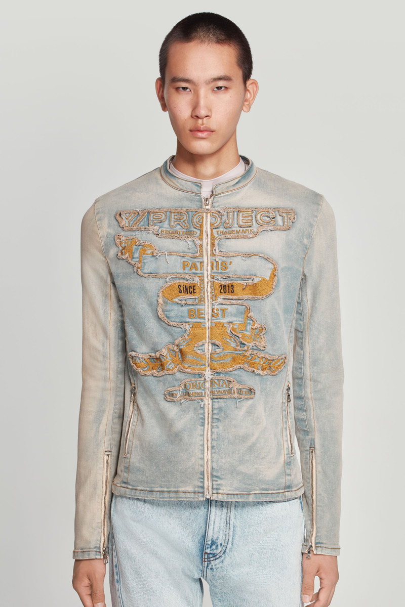 Paris' Best Zip Denim Jacket 3