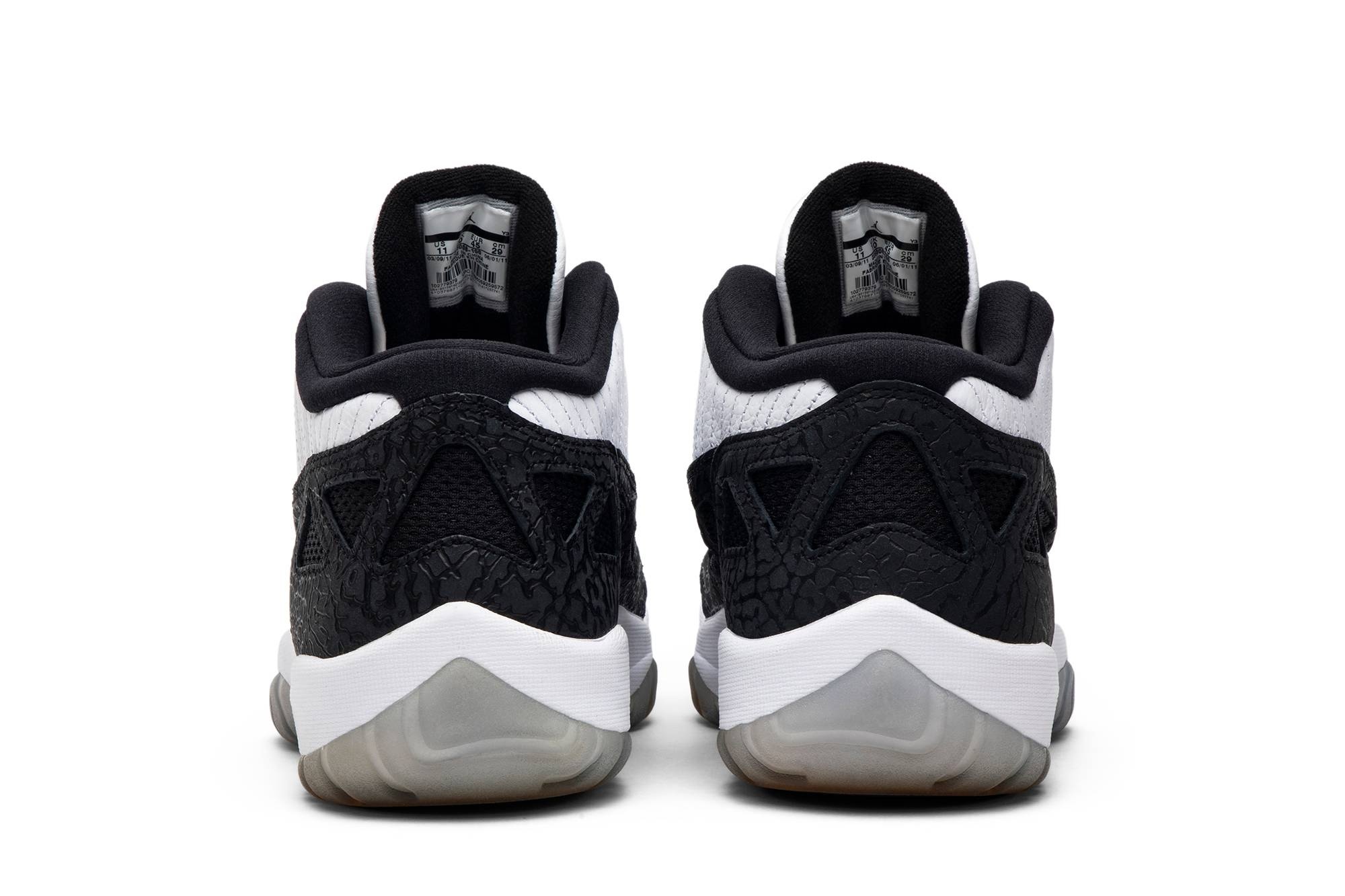 Air Jordan 11 Retro Low IE 'White Black' - 6