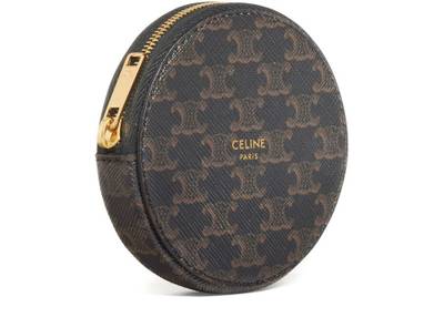 CELINE Coin purse in Triomphe canvas outlook