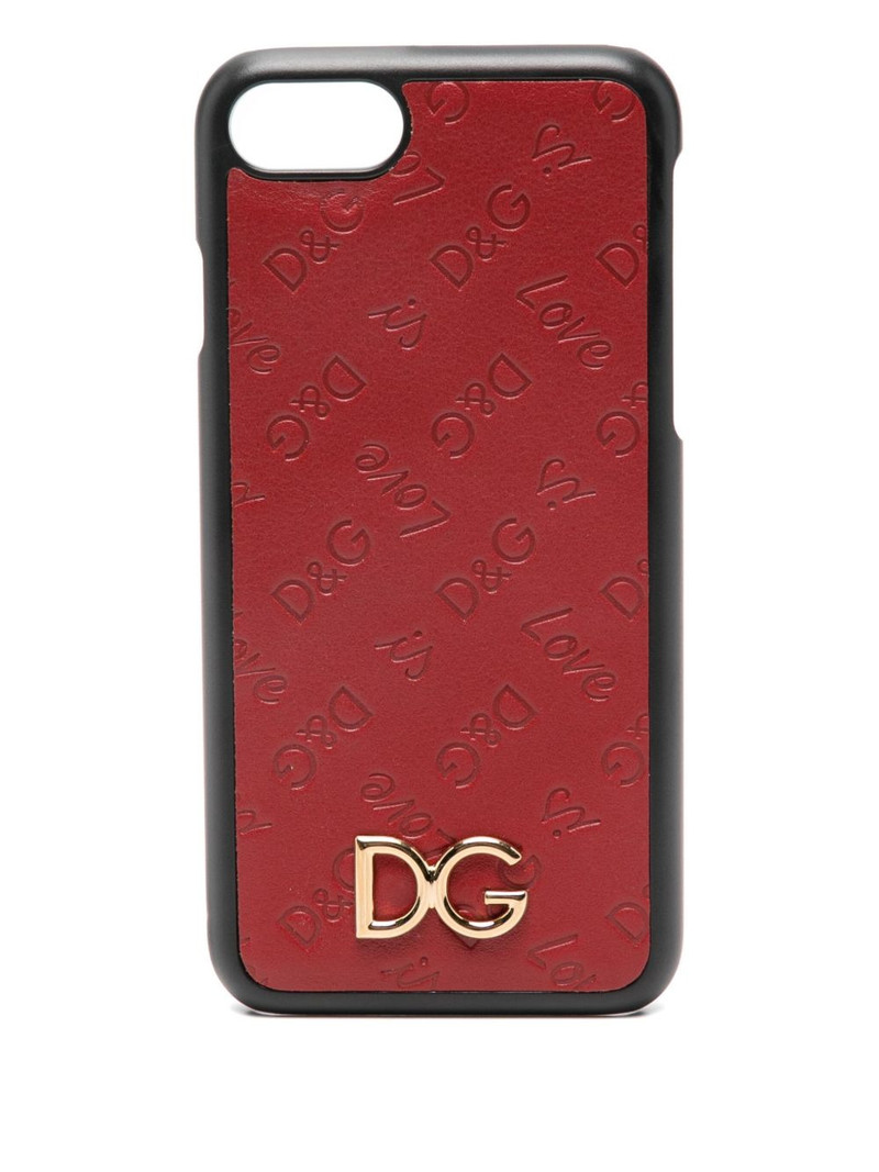 iPhone 7 embossed logo-plaque phone case 1