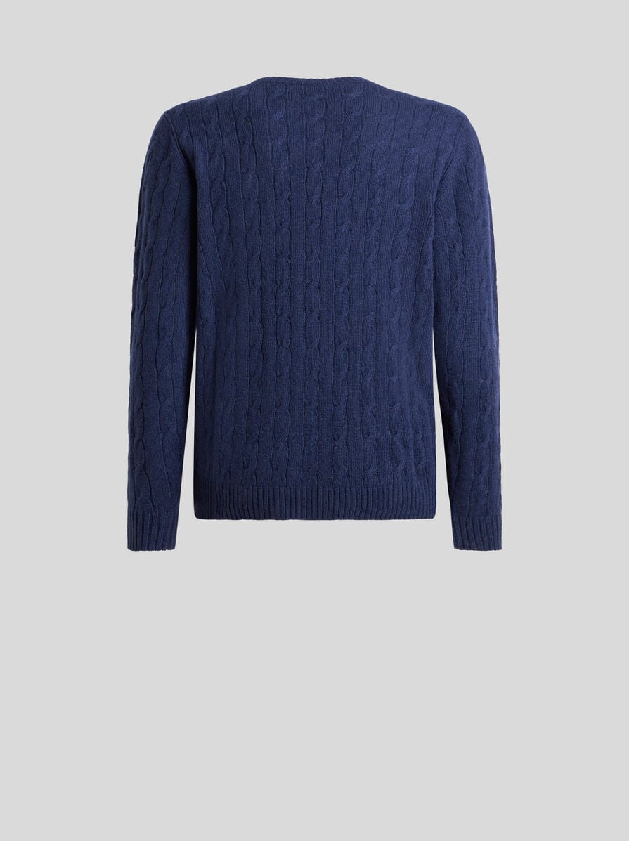 CABLE-KNIT CASHMERE SWEATER - 5