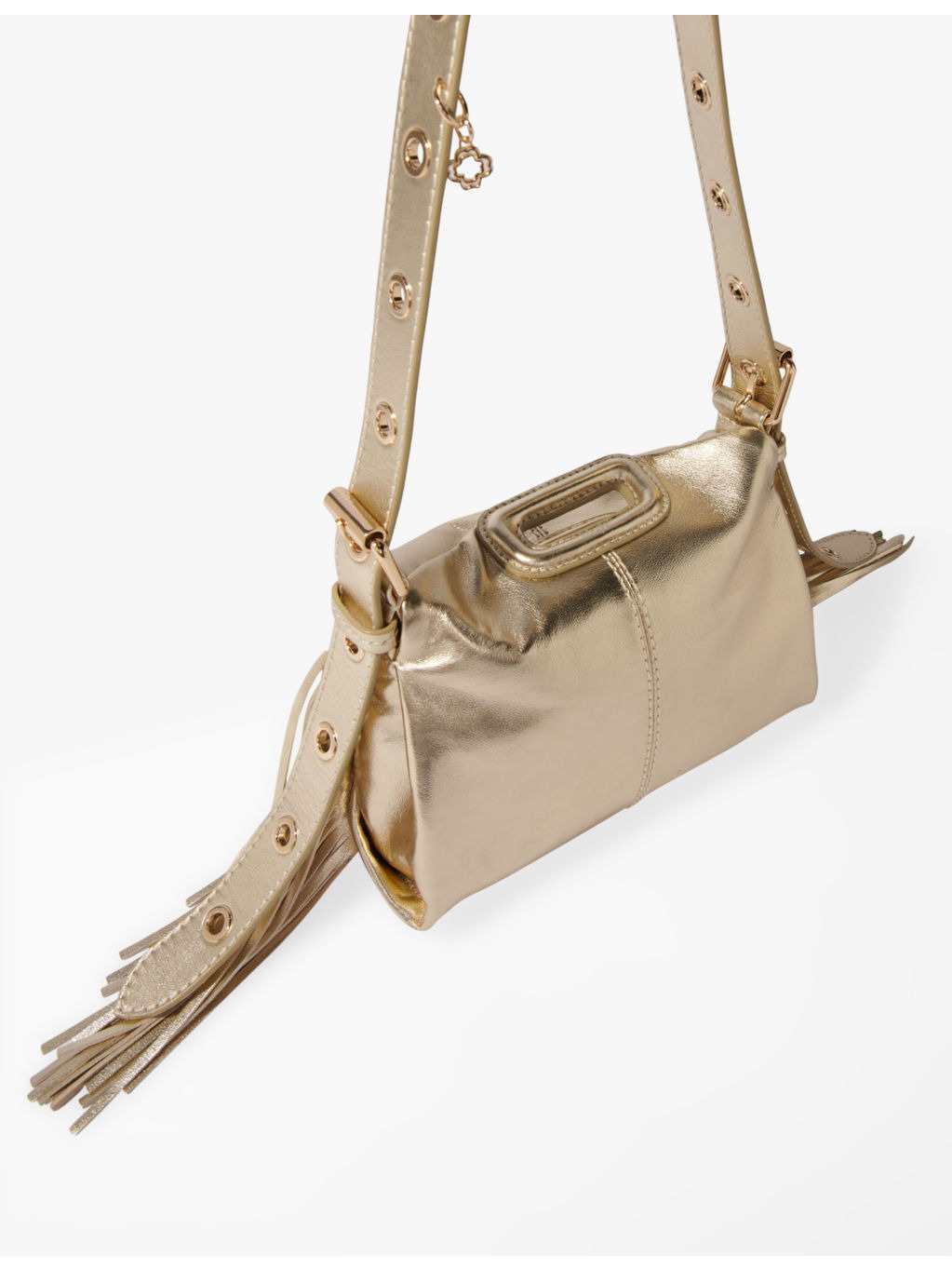 Miss M Mini metallic-leather shoulder bag - 2