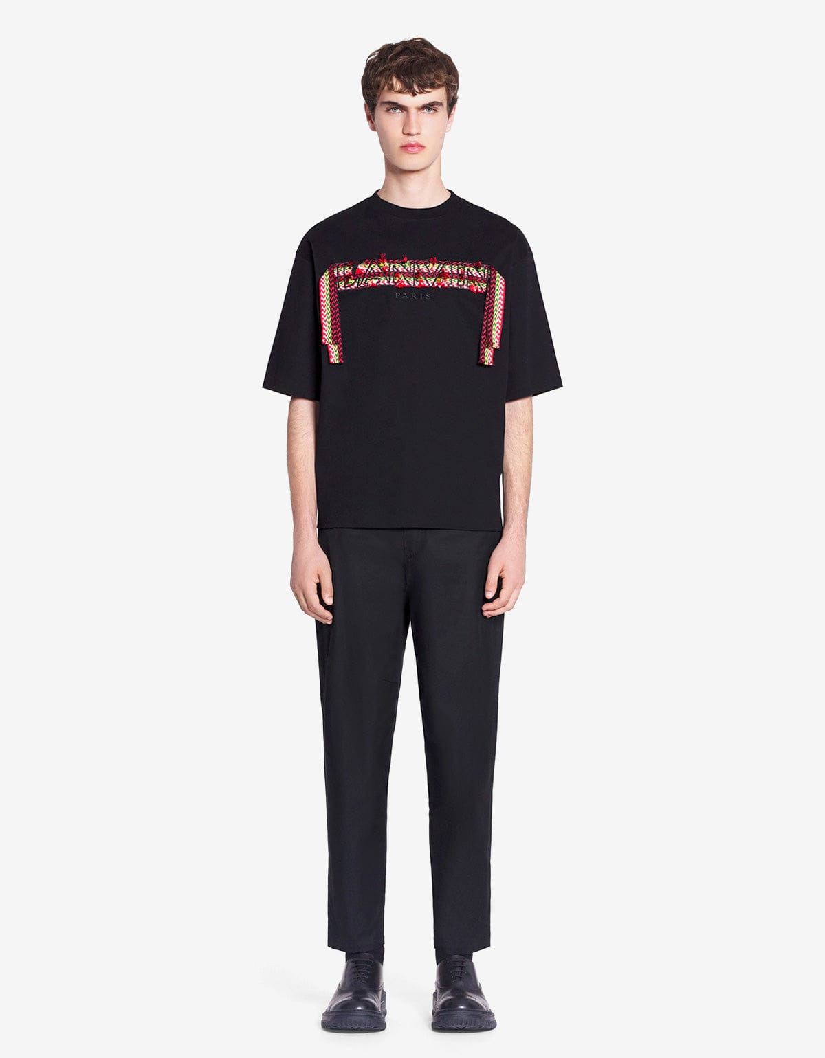 Lanvin Curb Logo Embroidered Oversized T-Shirt - 2
