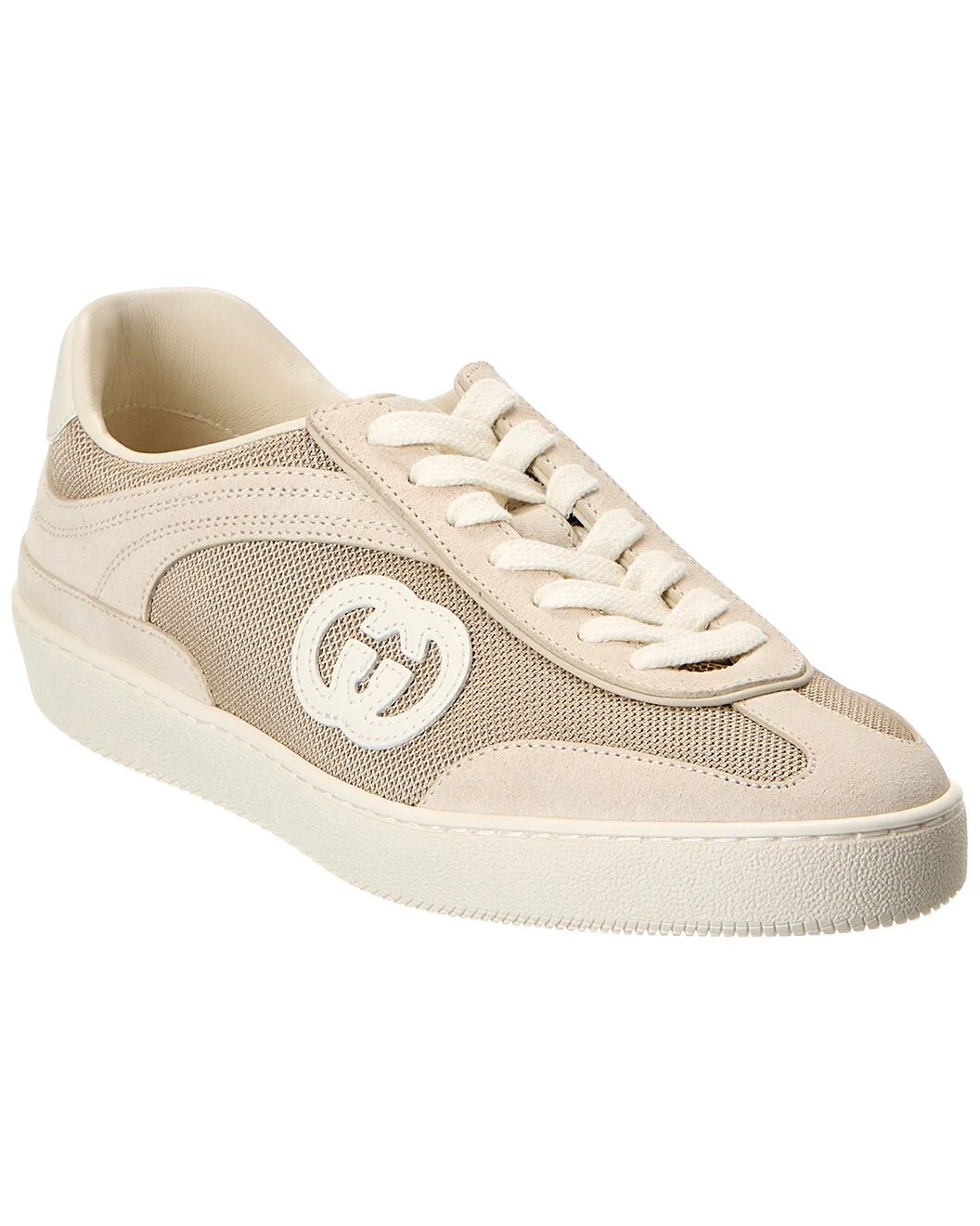 Gucci G75 Canvas & Suede Sneaker - 1