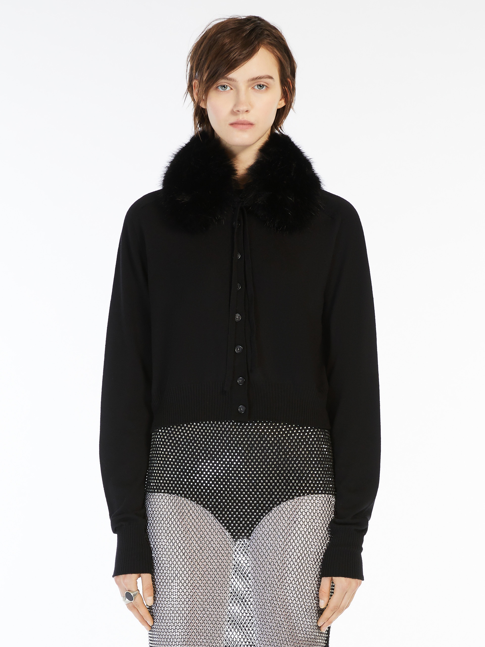 SPORT Detachable-collar cardigan - 3