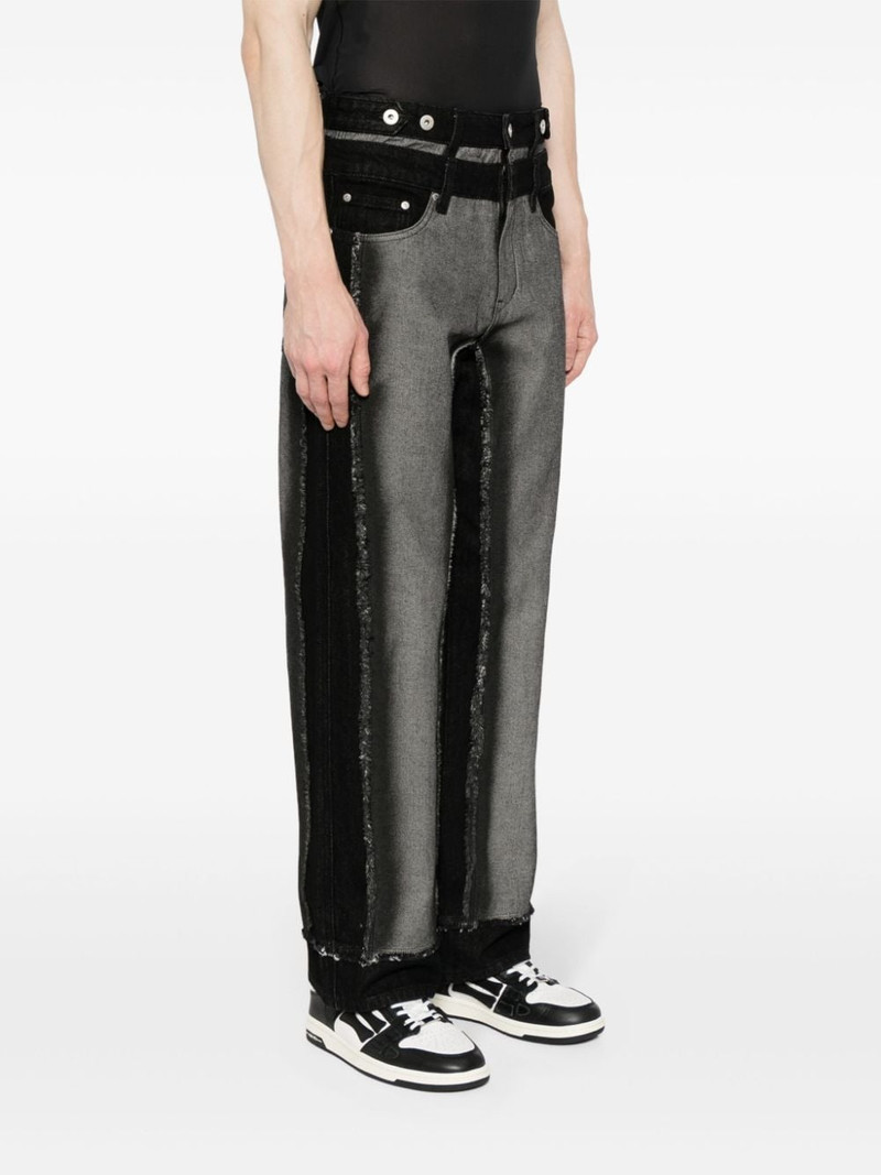 layered wide-leg jeans 4