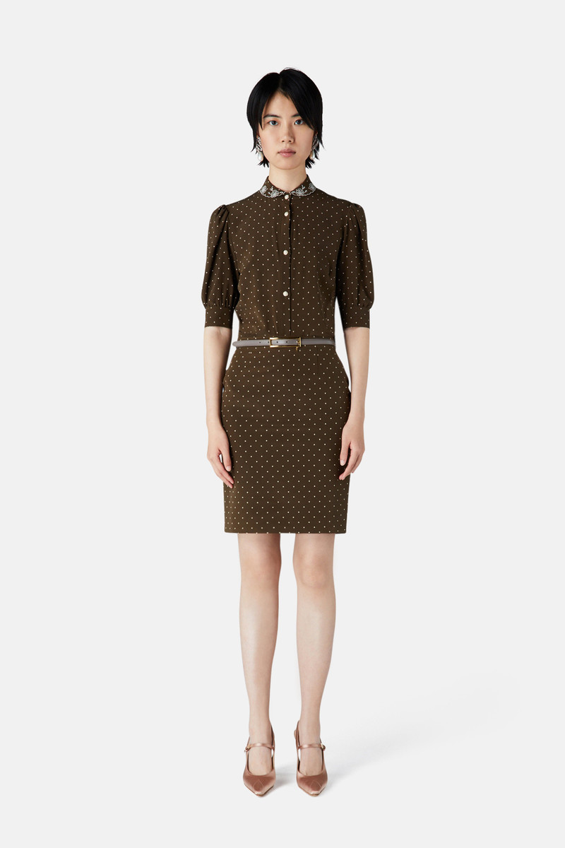 Alessandra Rich POLKA DOT SKIRT outlook
