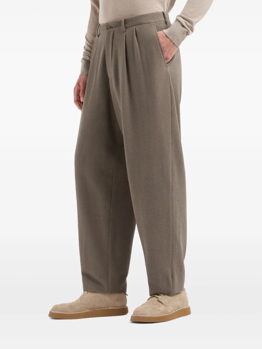 PLEAT-DETAIL TROUSERS - 3