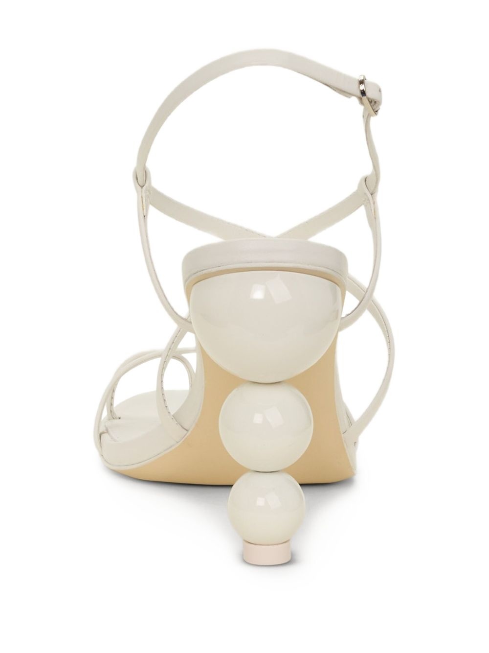 95mm Robyn sphere-heel crisscross heeled sandals - 3
