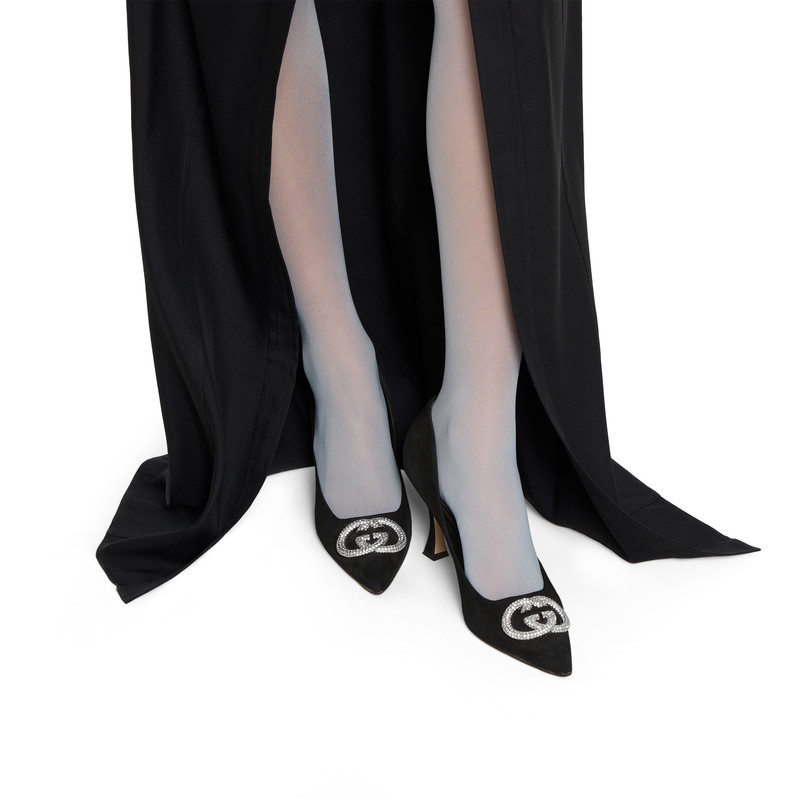 GUCCI Women's pump with crystal Interlocking G outlook
