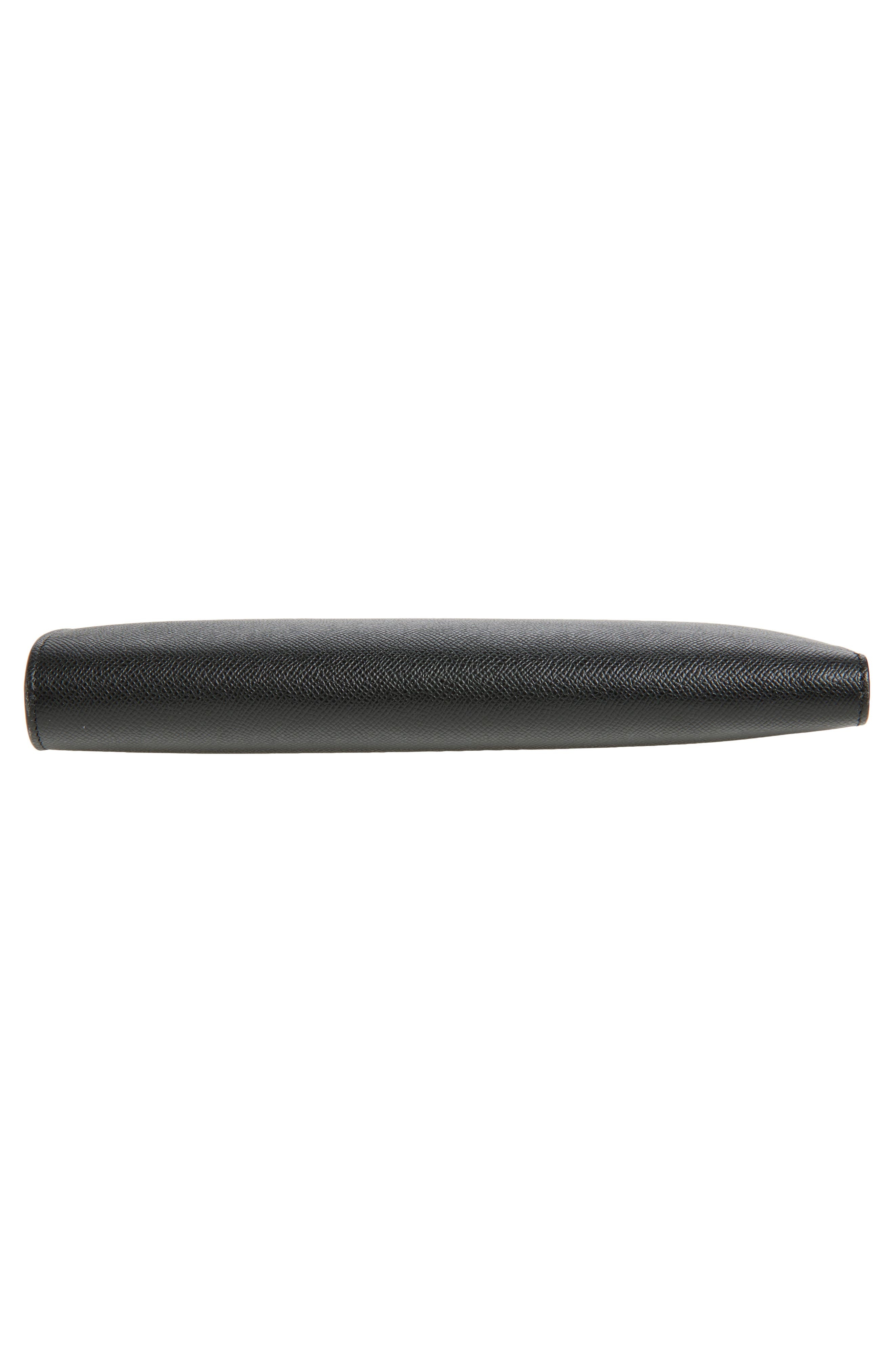 Dolce&Gabbana Alpina Leather Clutch in 80999 Nero at Nordstrom - 6