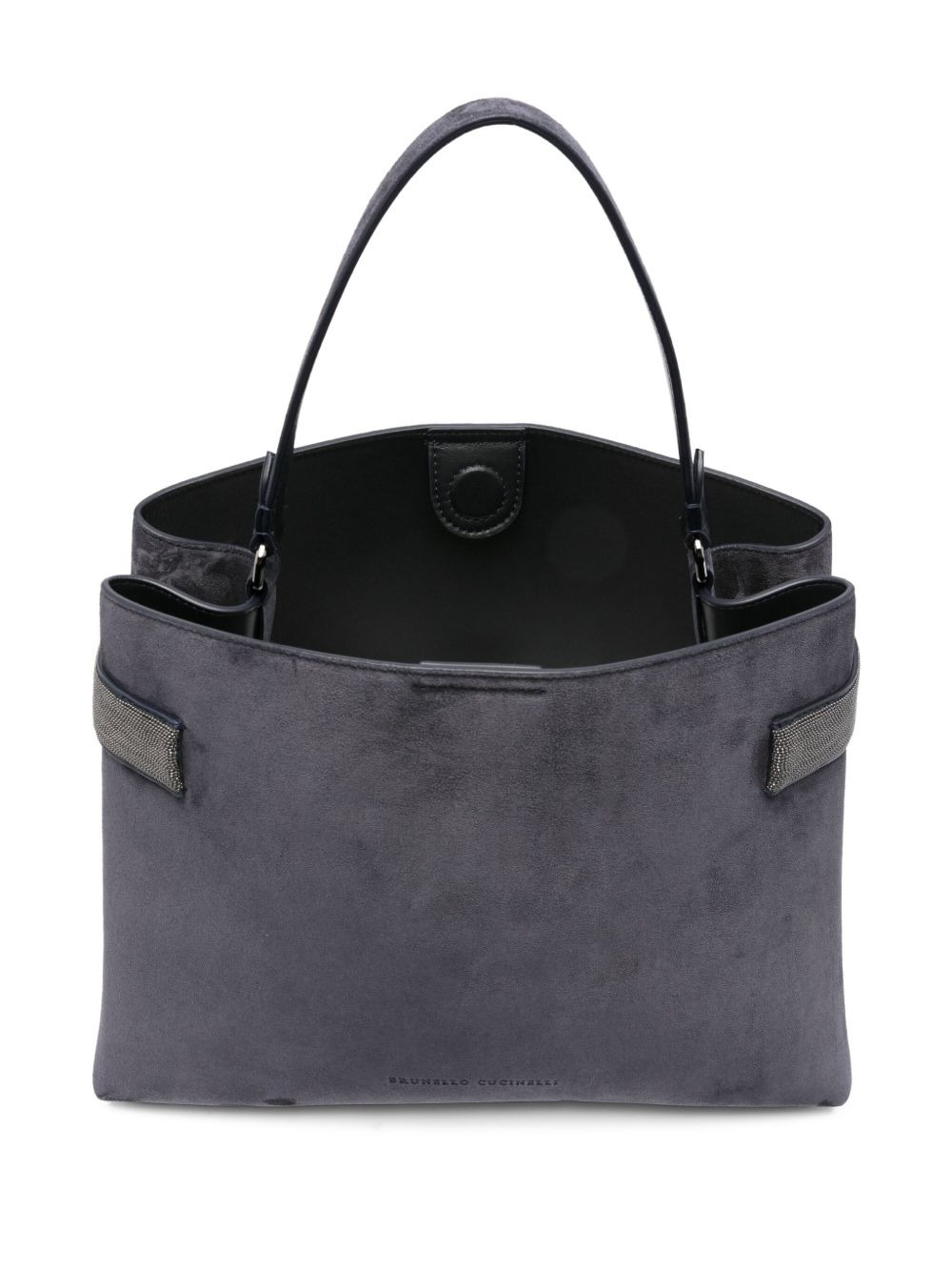 suede tote bag - 5