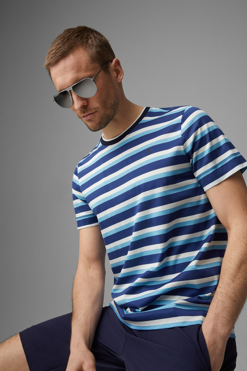 Kosmo t-shirt in Blue/off-white 4