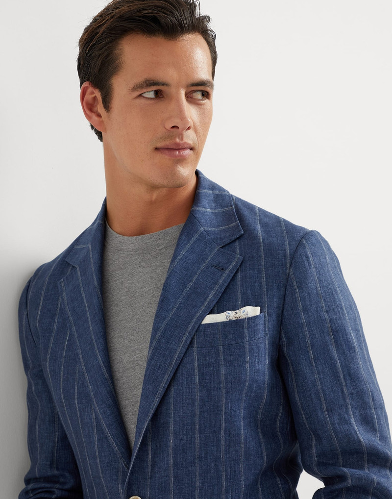 라인 dégradé chalk stripe twill deconstructed blazer 3