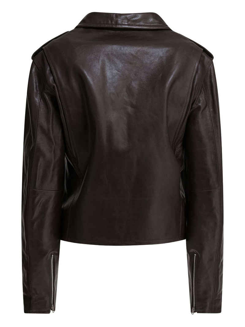 AURALEE leather biker jacket outlook