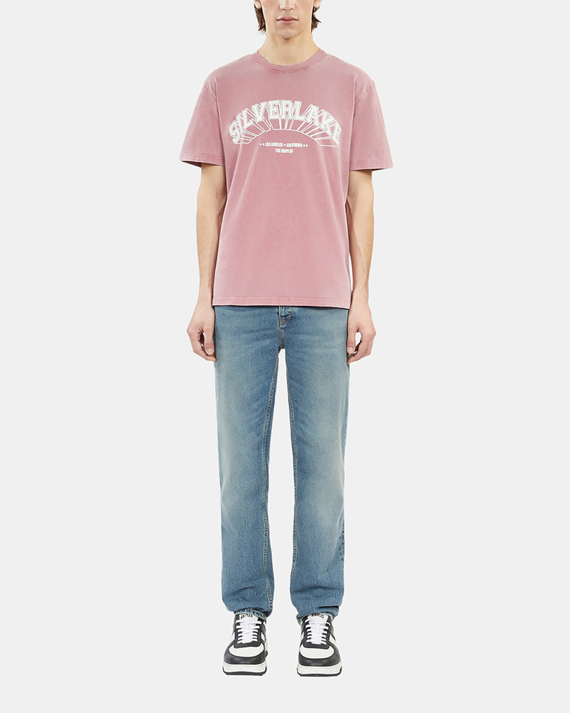 LIGHT PINK T-SHIRT WITH SILVERLAKE SERIGRAPHY 6