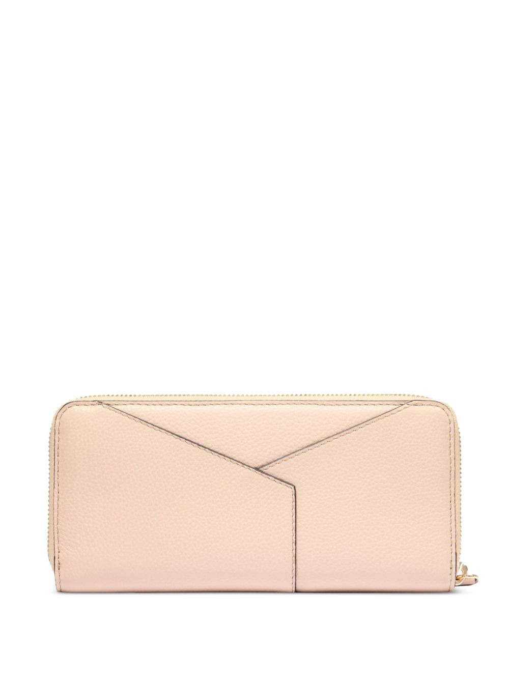 Enveloppe leather zip-around wallet - 2