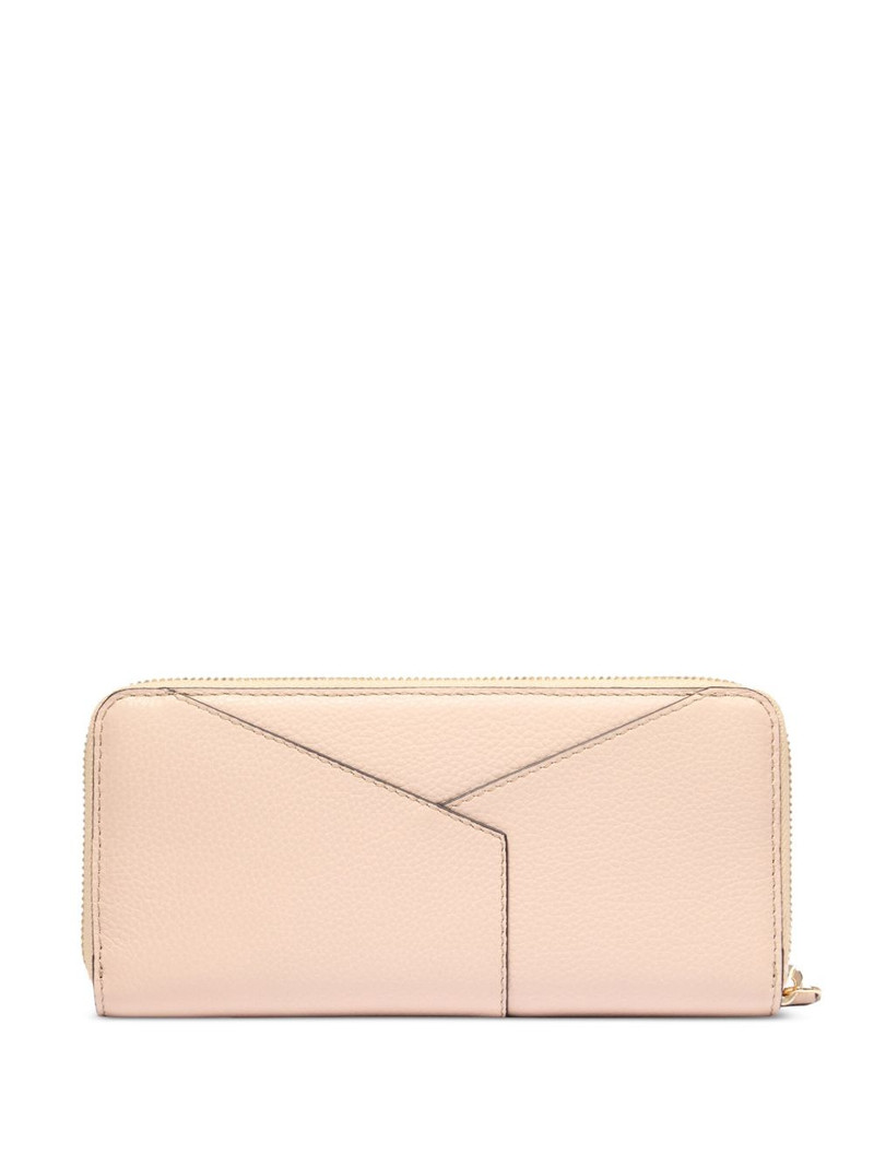 LANCEL Enveloppe leather zip-around wallet outlook