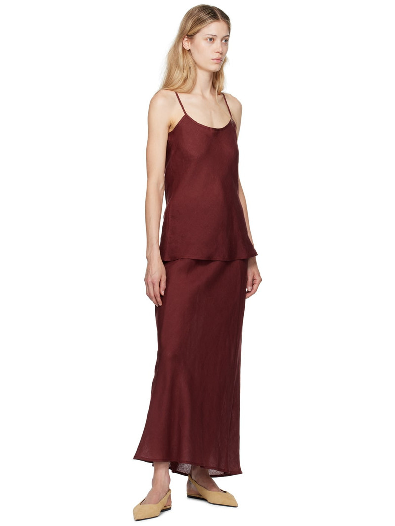 BASERANGE Burgundy Dydine Tank Top outlook