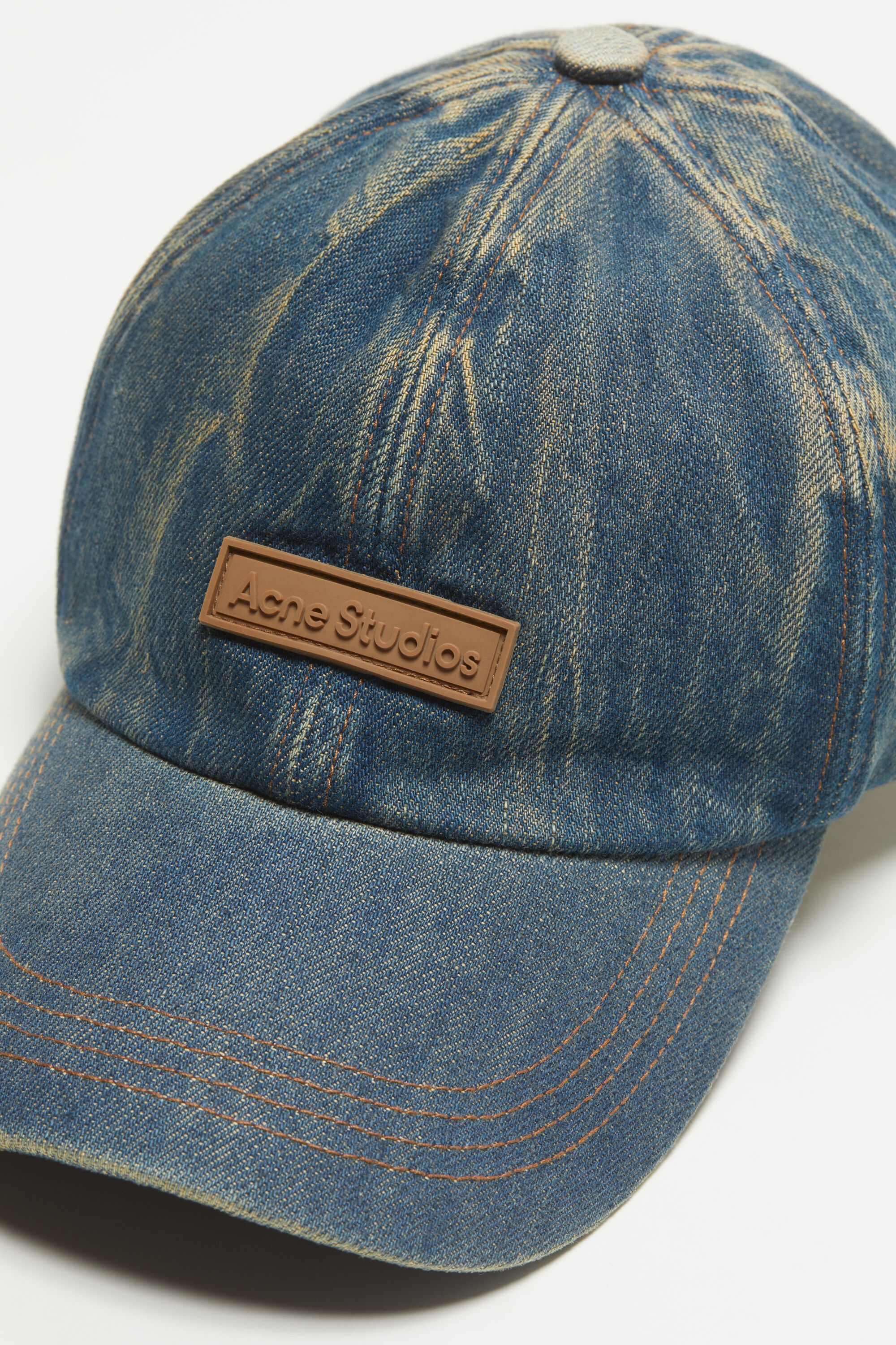 Denim logo cap - Dark Blue - 5