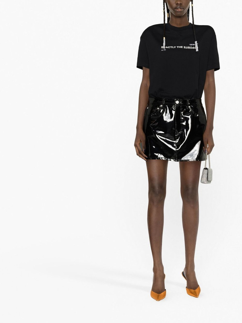 Off-White Exactly the Opposite-print T-shirt outlook