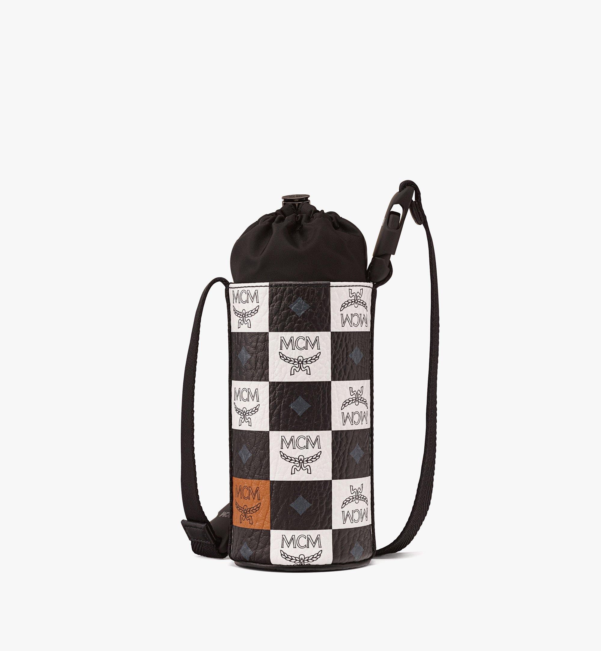 Ottomar Bottle Holder in Checkerboard Visetos - 1