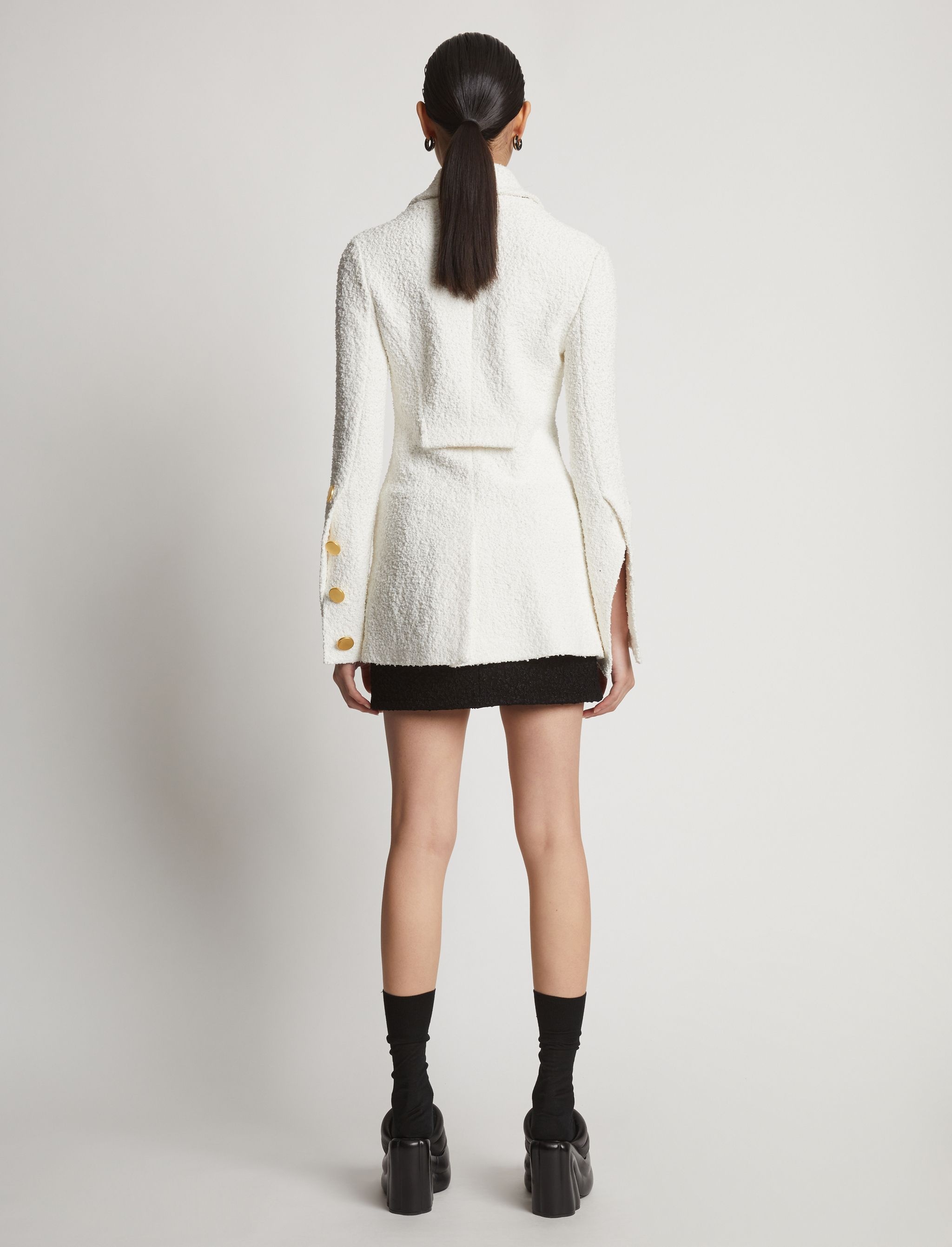 Stretch Boucle Blazer - 5