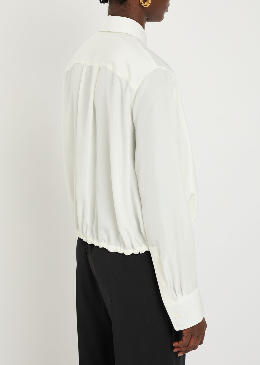 Loewe Drawstring Silk-crepe Shirt - 3
