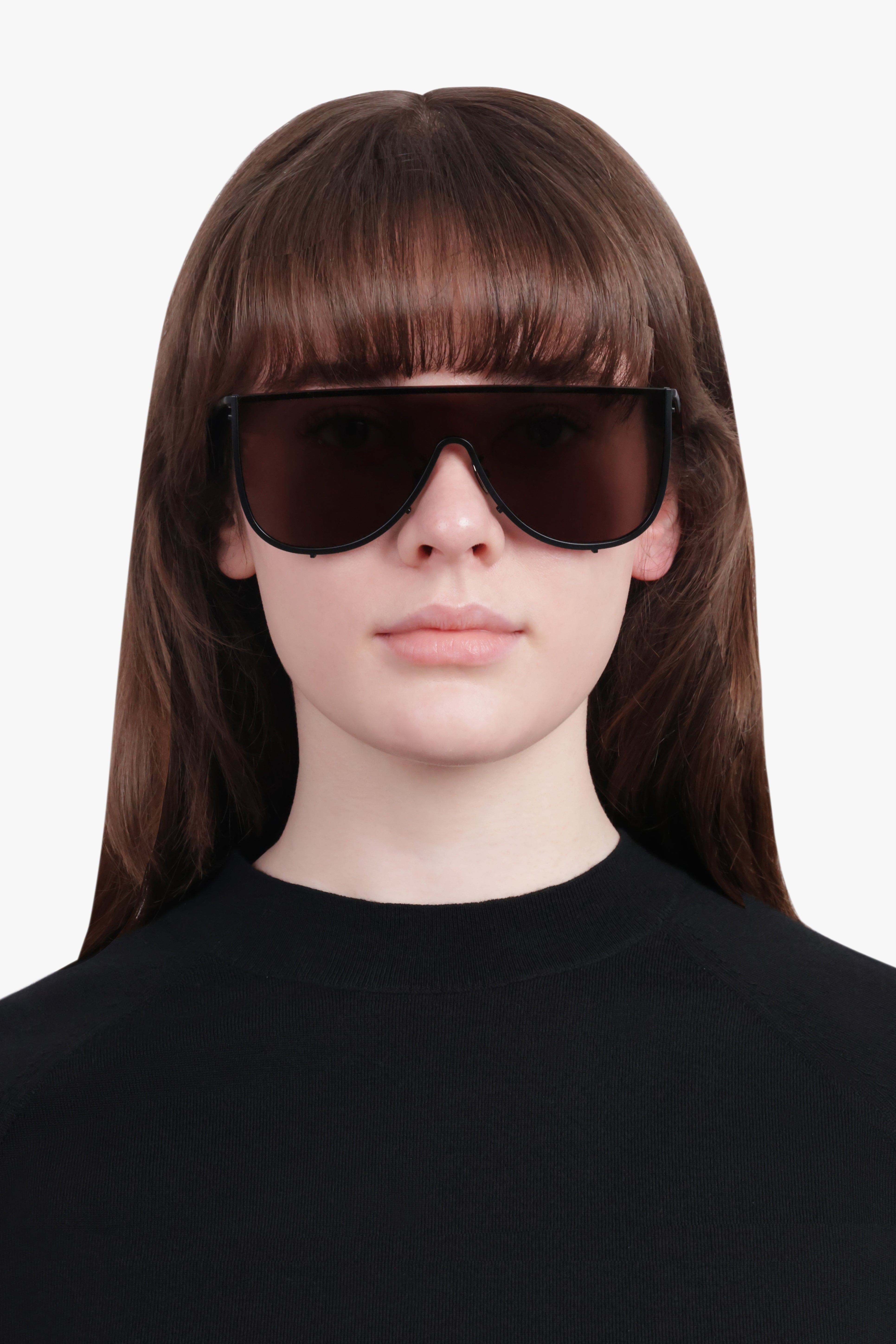 AA0094S METAL MASK SUNGLASSES | BLACK - 4