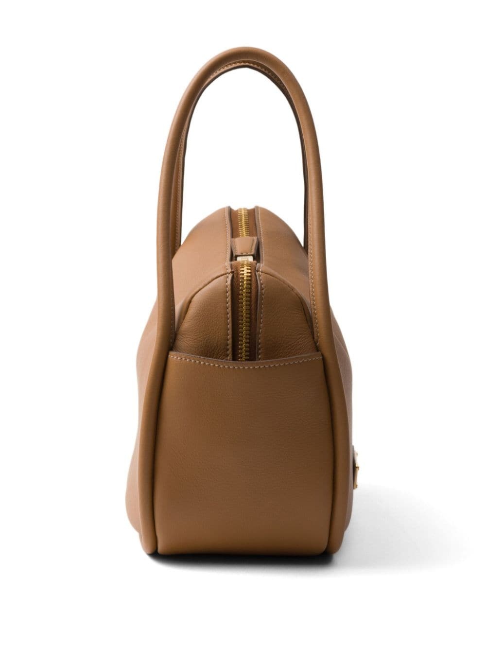 logo-plaque leather tote bag - 6
