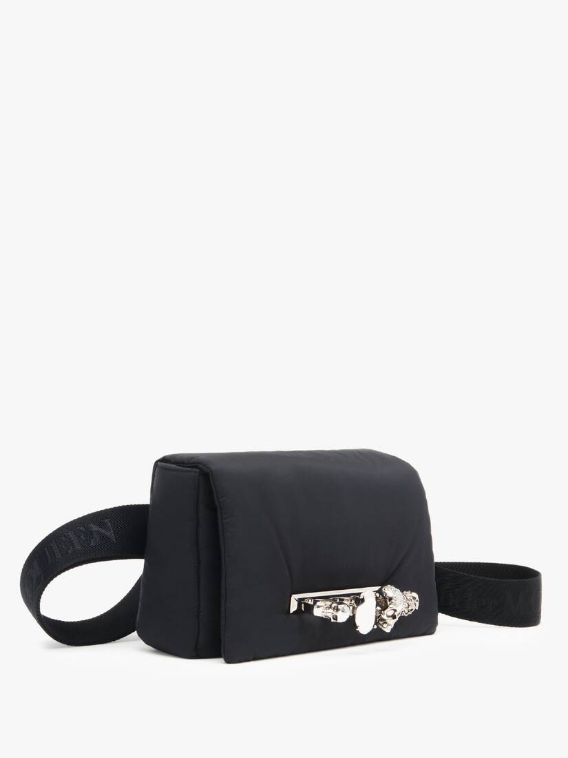 Men's The Puffy Knuckle Bum Bag in Black - 2