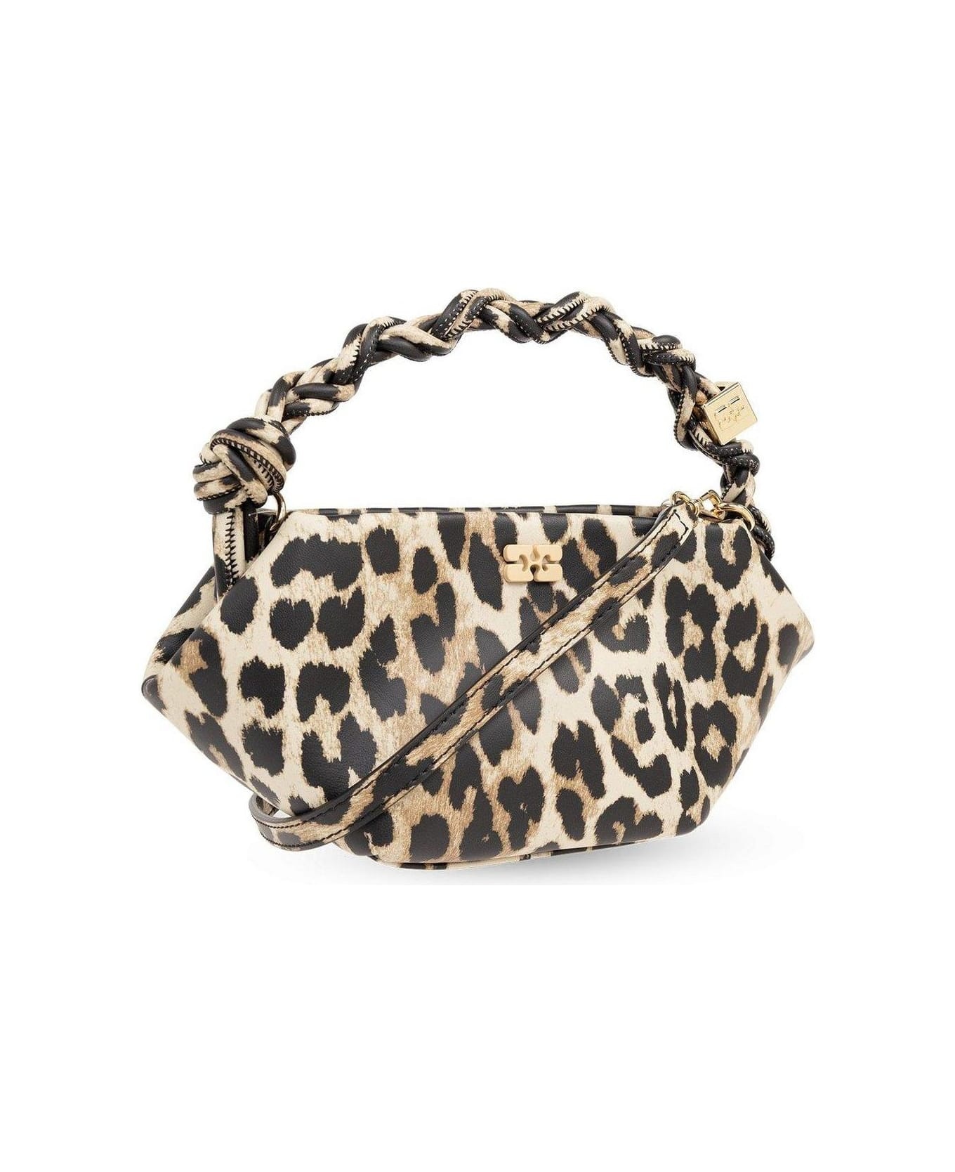 ★Ganni★ Mini Gani Bou Tote Bag Leopard A5817943 Leopard Leopard Mini GANNI Bou Bag | GANNI