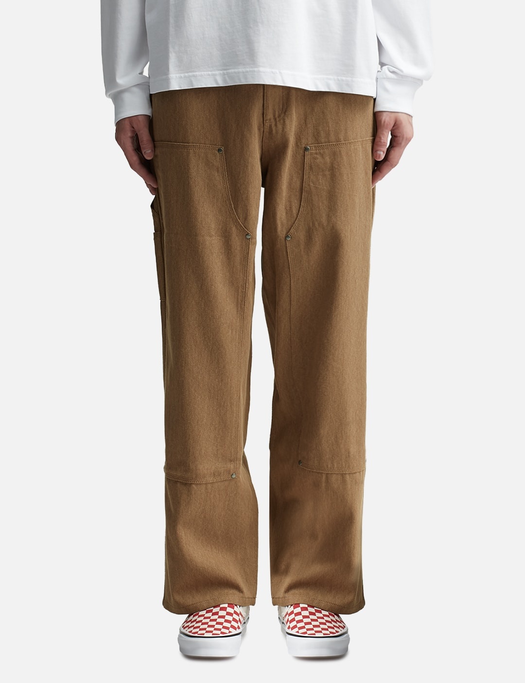 BULL DENIM DOUBLE KNEE UTILITY PANTS - 3