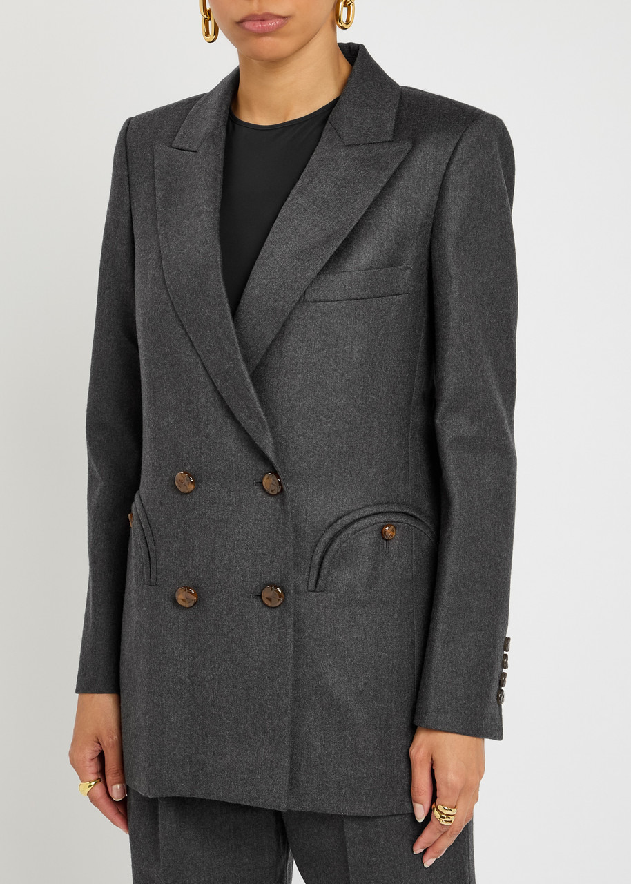 Blaze Milano Everyday Double-breasted Wool Blazer - 2