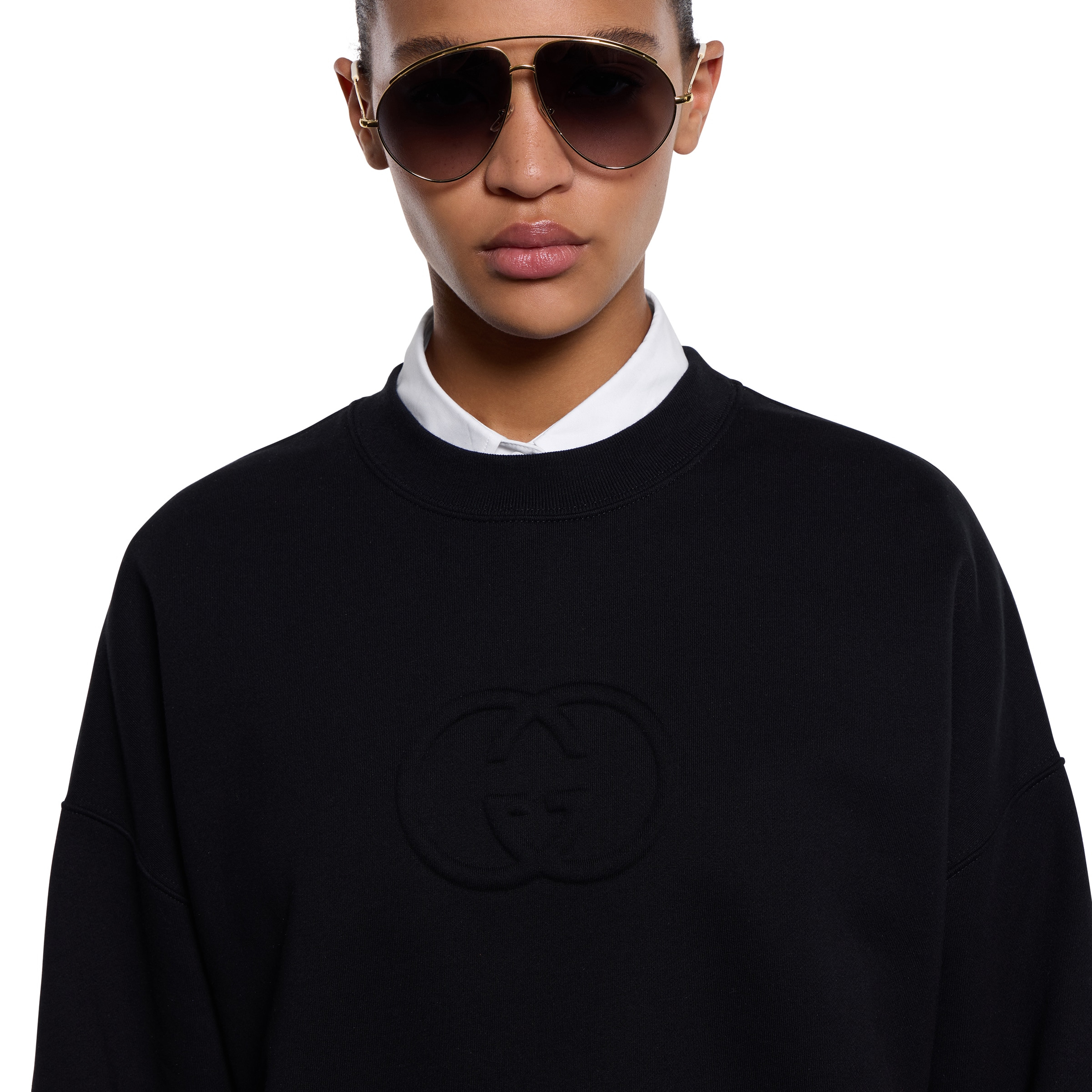 Brushed cotton jersey sweatshirt - 5