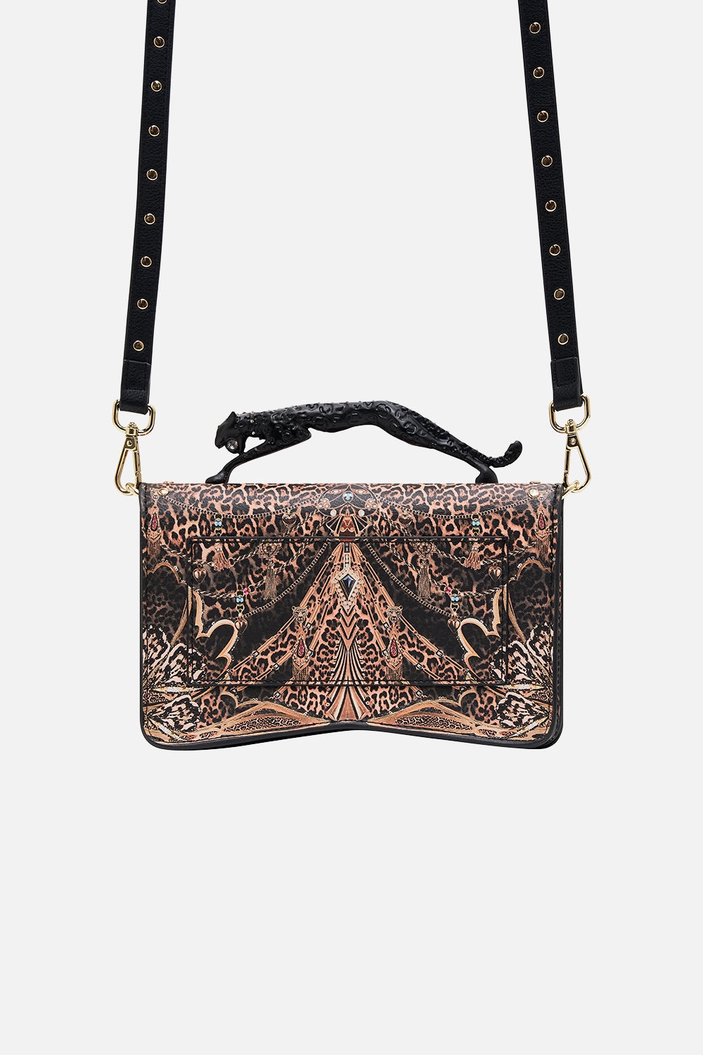 EAST WEST BAG W LEOPARD HANDLE - 3