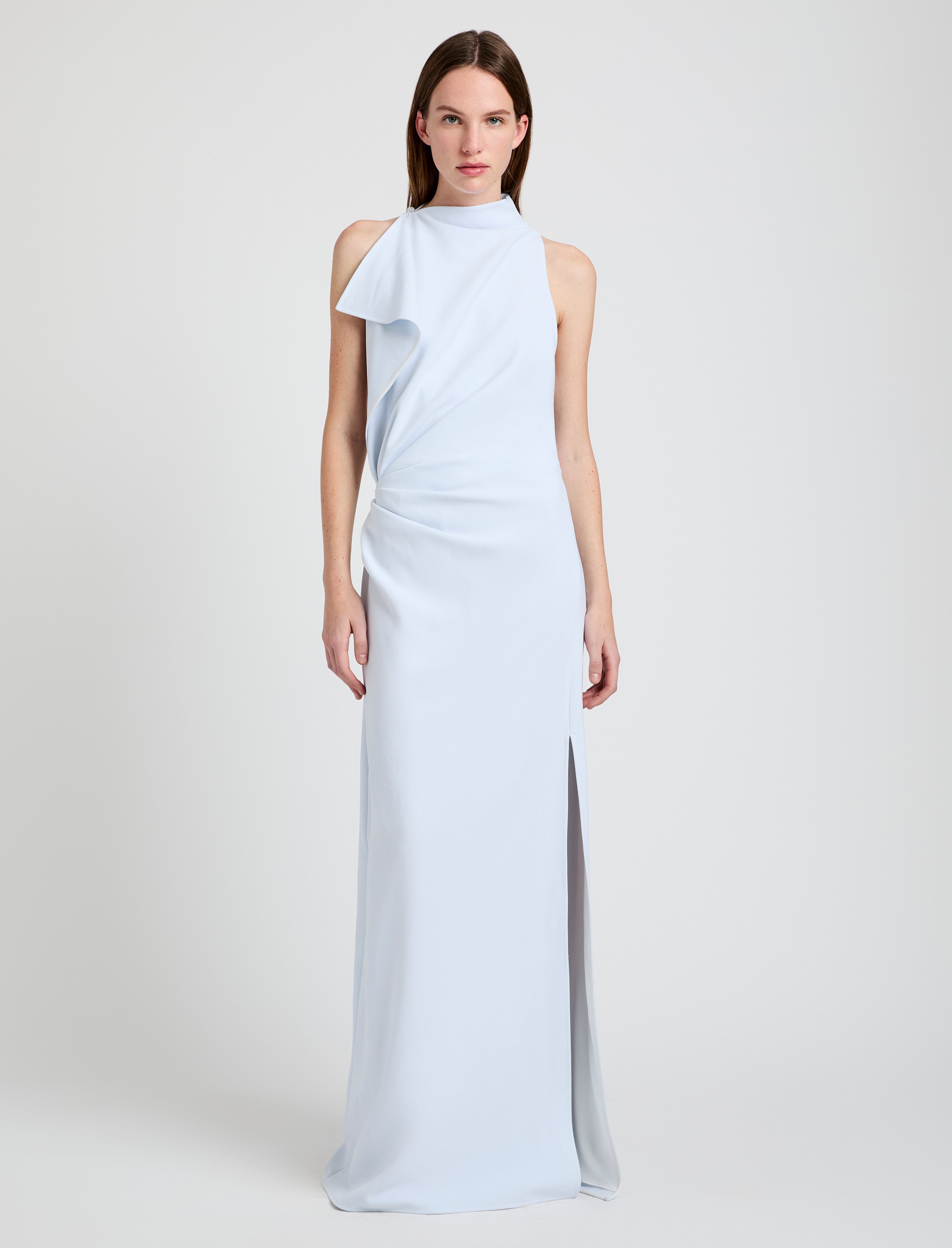 Devyn Dress in Matte Double Crepe - 2