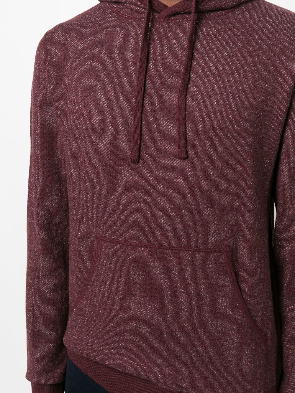 marl-knit wool hoodie - 5