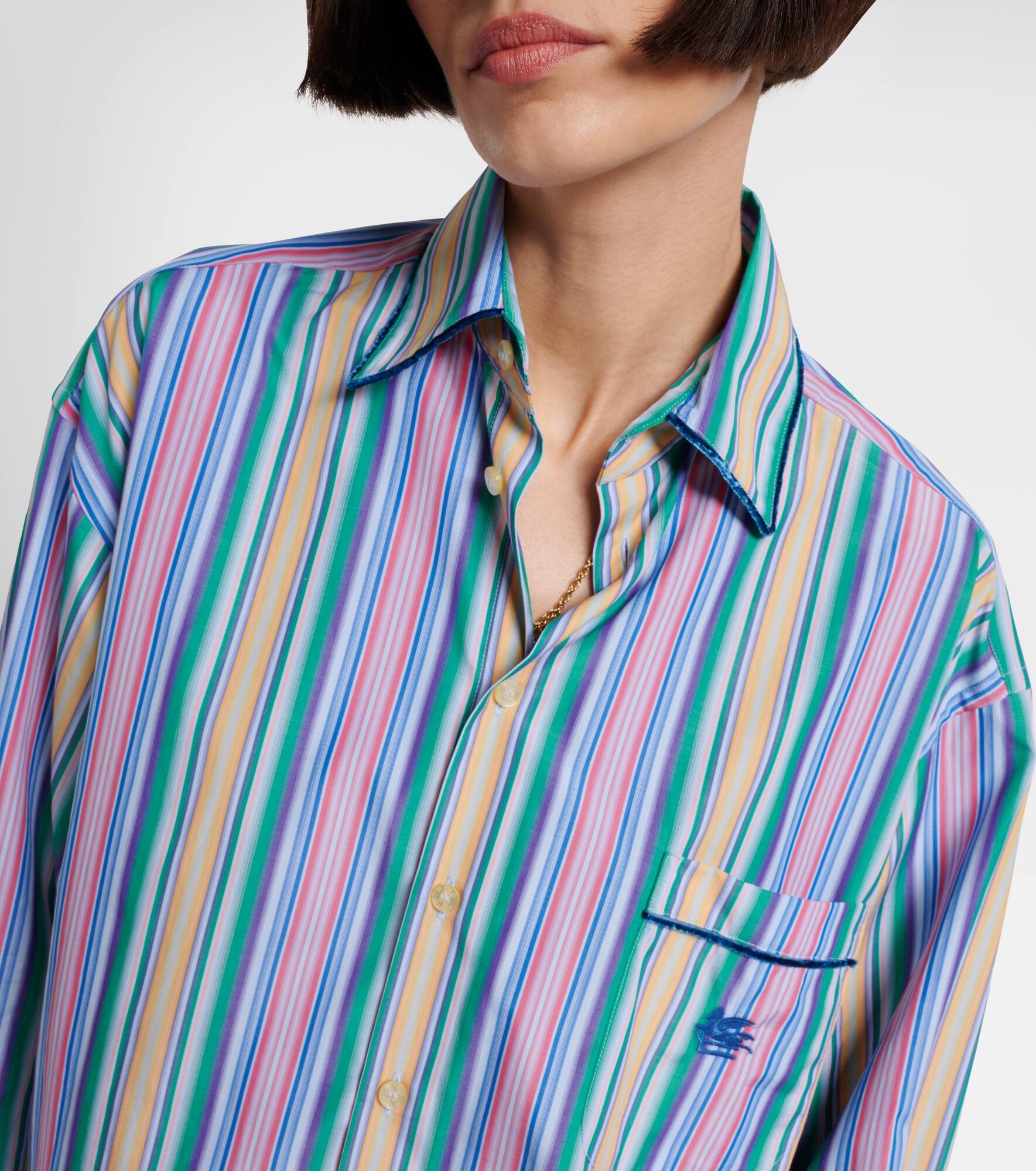 Striped cotton shirt - 5