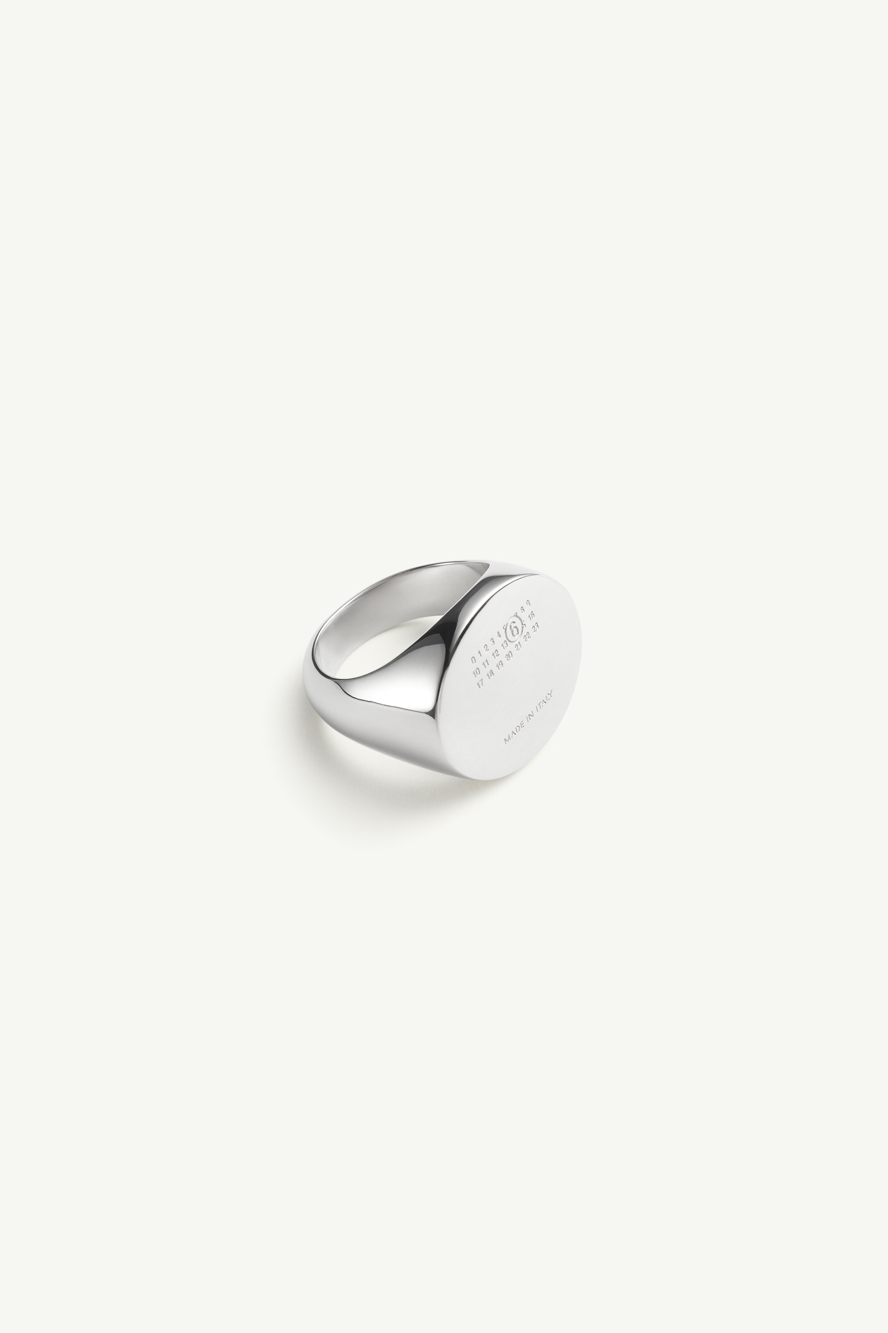 Numeric oval ring - 2